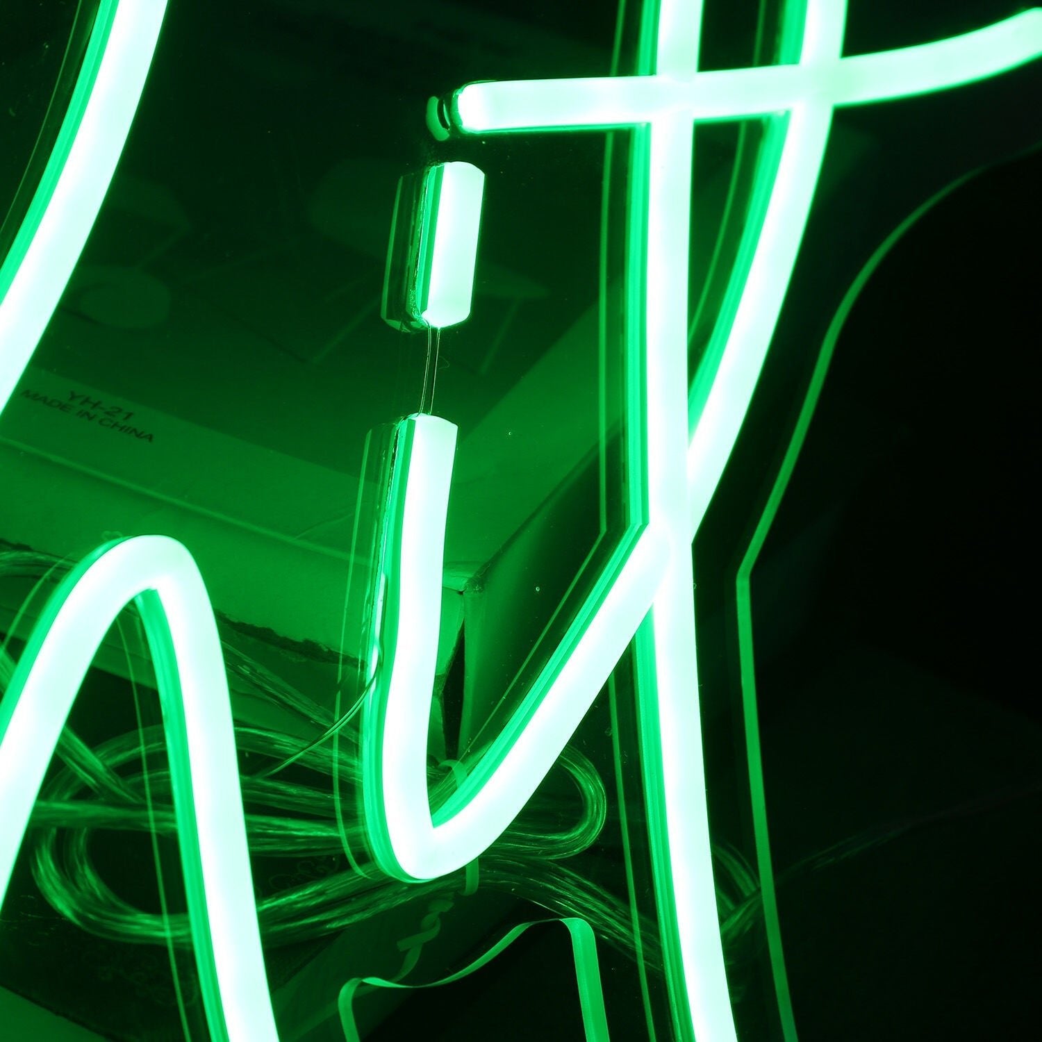 Whit Green Led Neon Sign - Shineneon