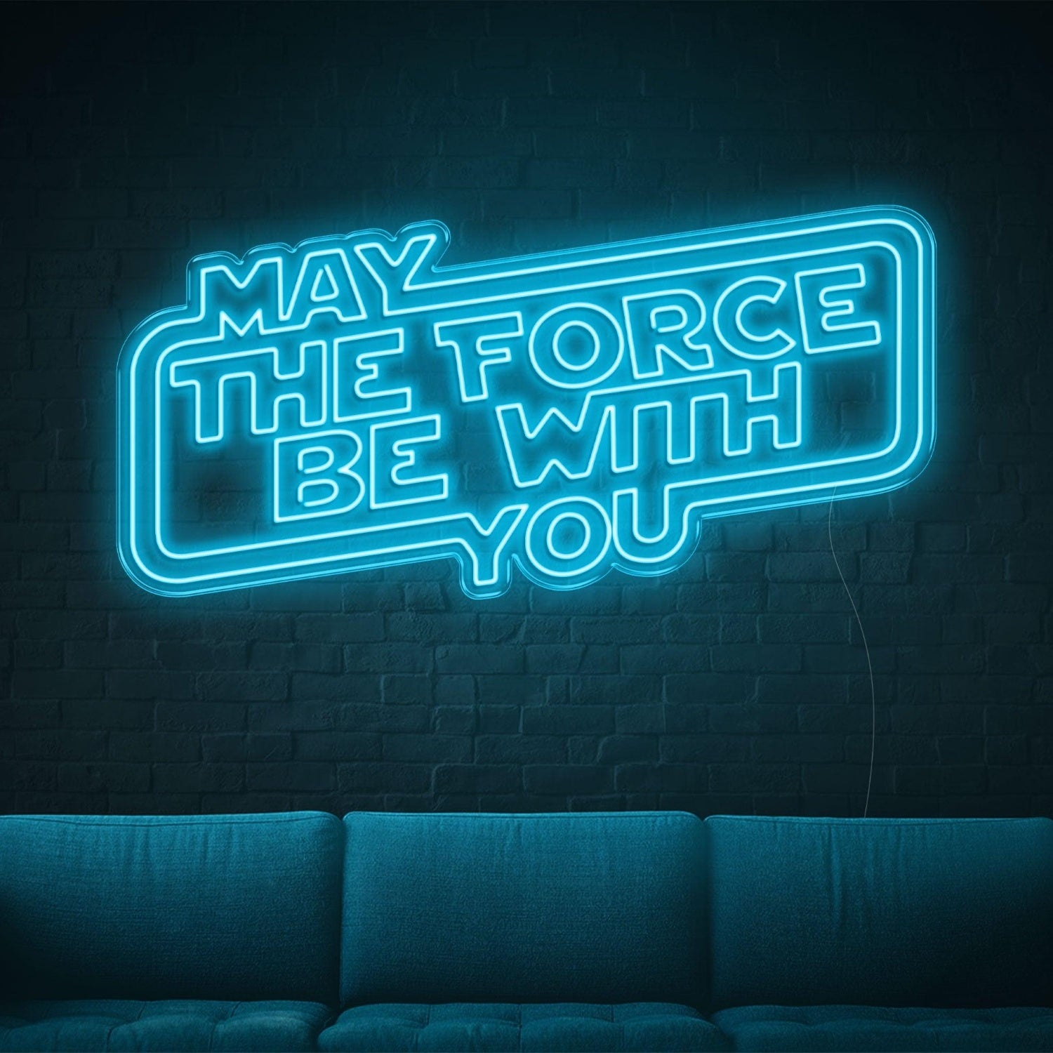 White Bold Star Wars Led Neon Sign For Home And Cafe Decor | Shineneon