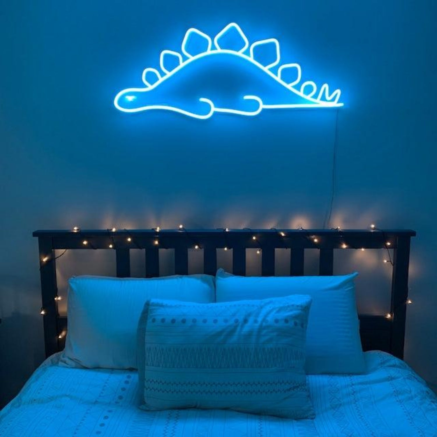White Cartoon Dinosaur Led Neon Sign For Kids Room Decor | Shineneon