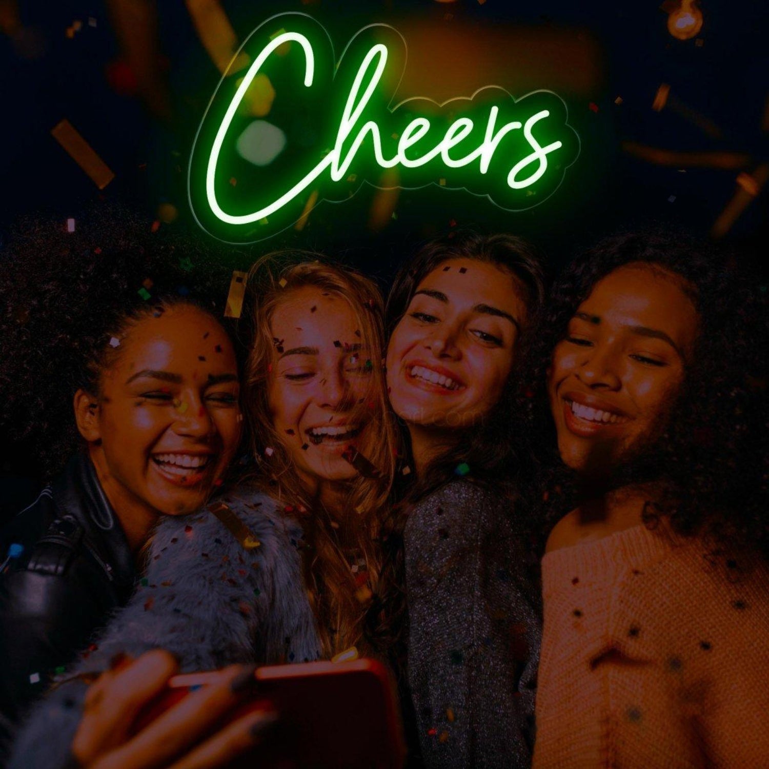 White Cheers Led Neon Sign For Bar Restaurant And Home Decor | Shineneon