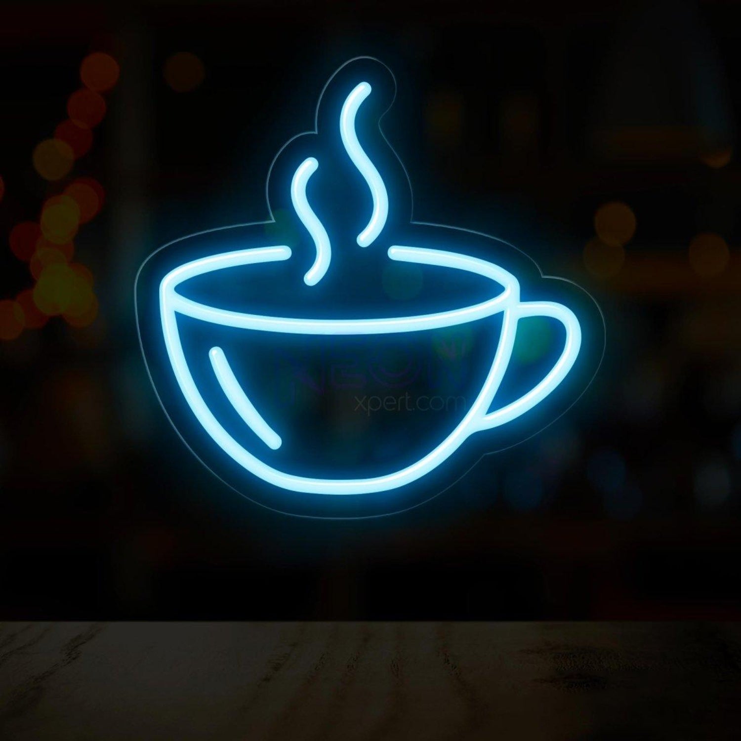 White Coffee Cup Led Neon Sign For Cafe Brick Wall Decor | Shineneon