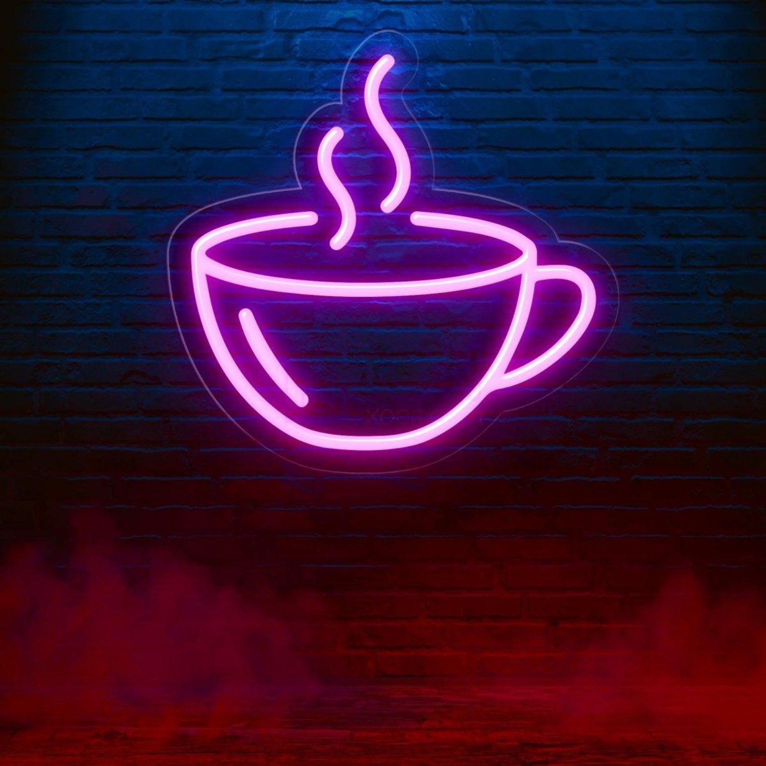 White Coffee Cup Led Neon Sign For Cafe Brick Wall Decor | Shineneon