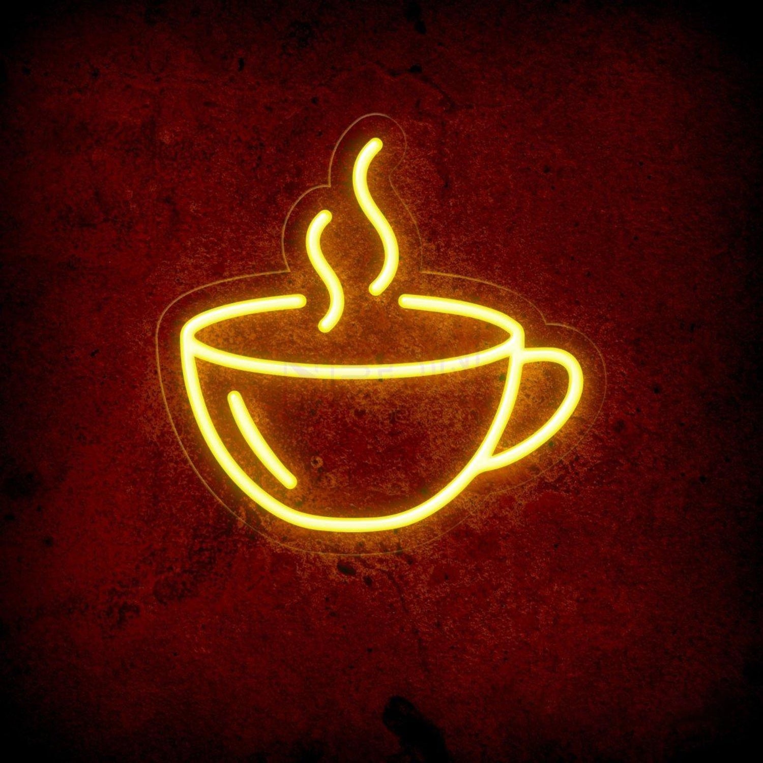 White Coffee Cup Led Neon Sign For Cafe Brick Wall Decor | Shineneon