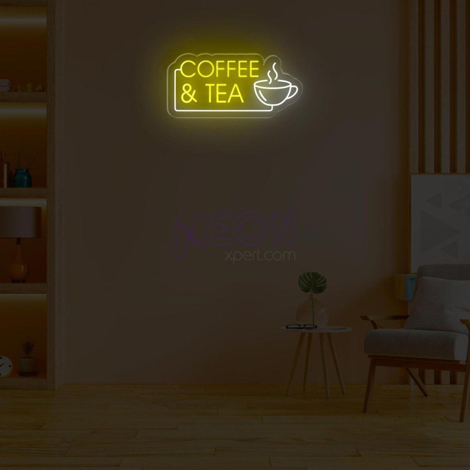 White Coffee Cup Tea Led Neon Sign Cafe Wall Art | Shineneon