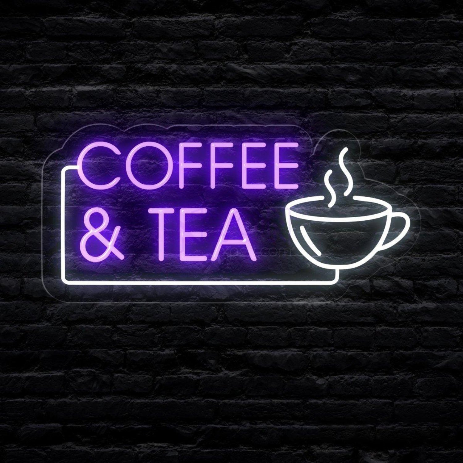 White Coffee Cup Tea Led Neon Sign Cafe Wall Art | Shineneon