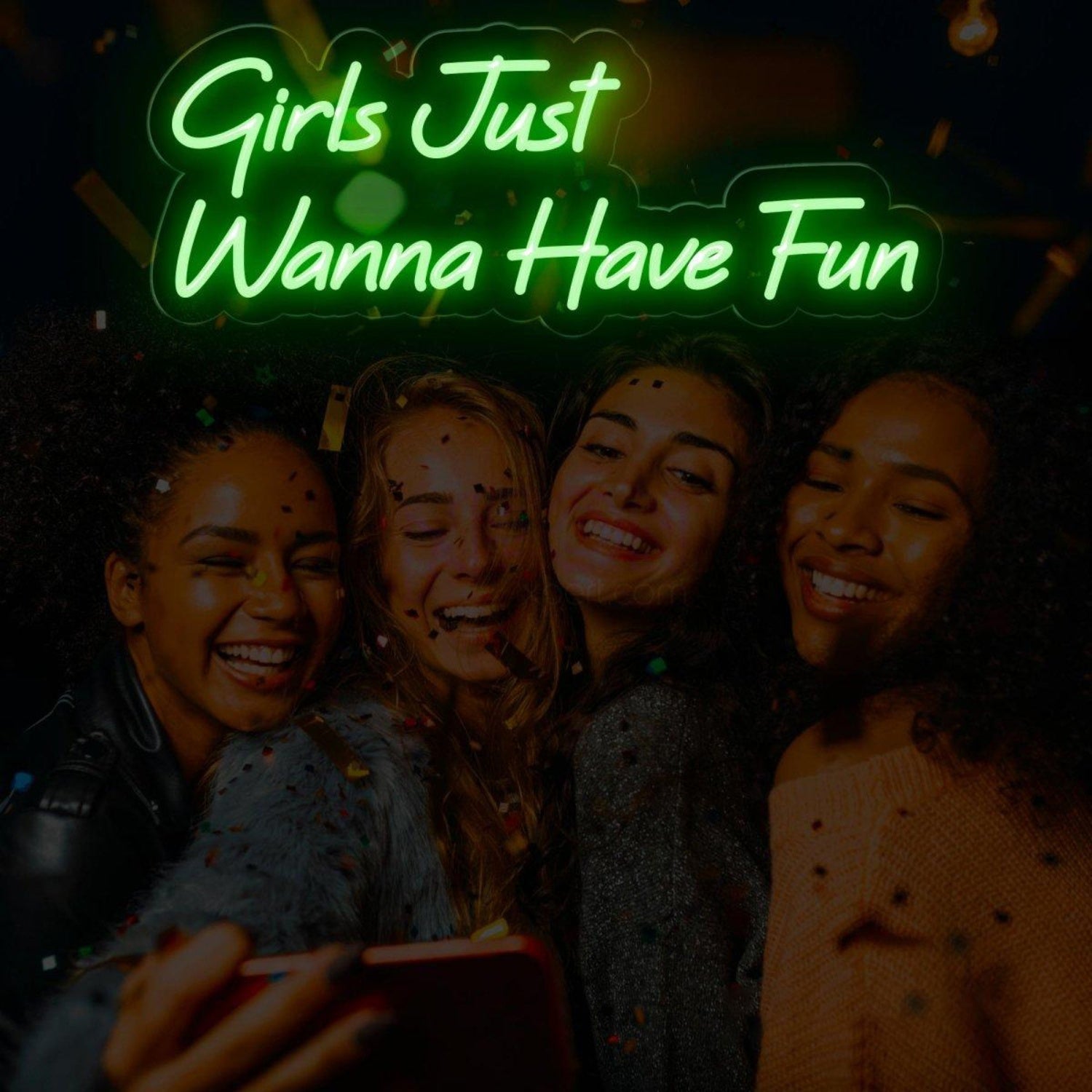 White Girls Just Wanna Have Fun Led Neon Sign For Bedroom Decor | Shineneon