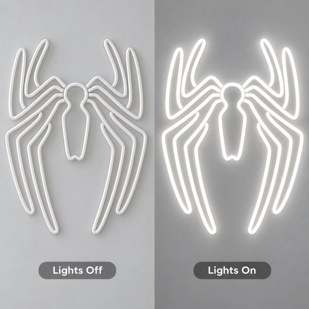 White Spider LED Neon Sign - Shineneon