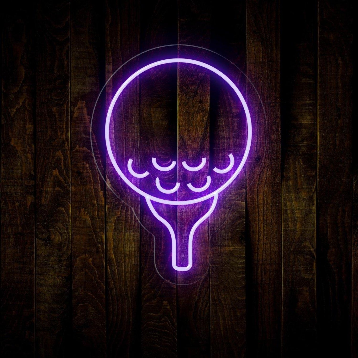 White Tennis Racket Led Neon Sign For Sports Bar Gym Wall Decor | Shineneon