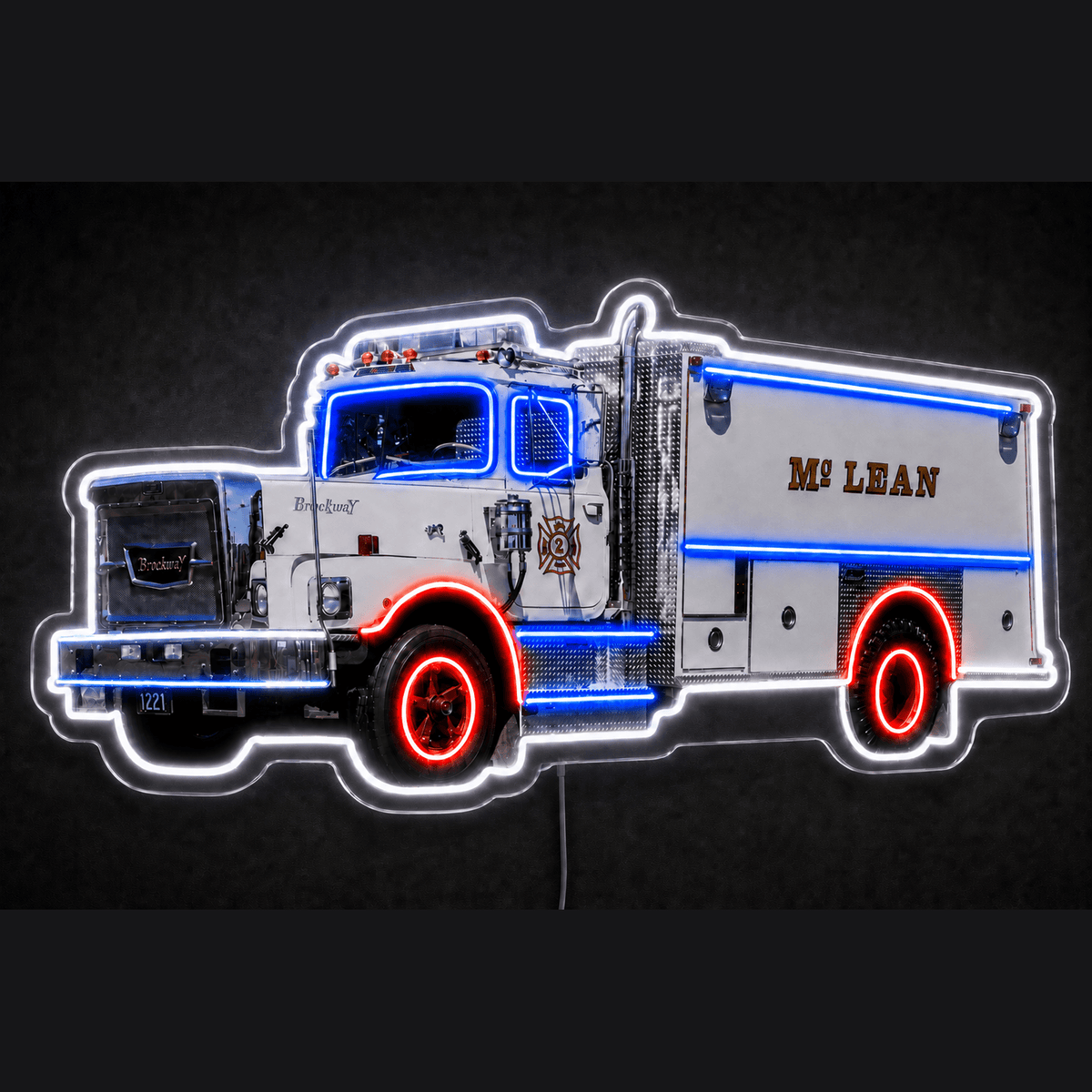 White Truck Custom LED Neon Sign - Shineneon