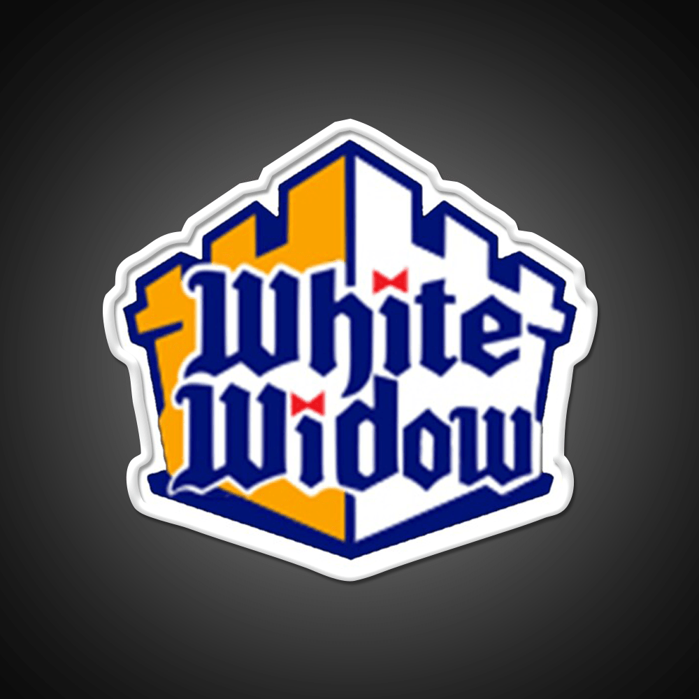 White Widow Hemp Inspired Green Leaf Led Neon Sign Rgb Color - Shineneon