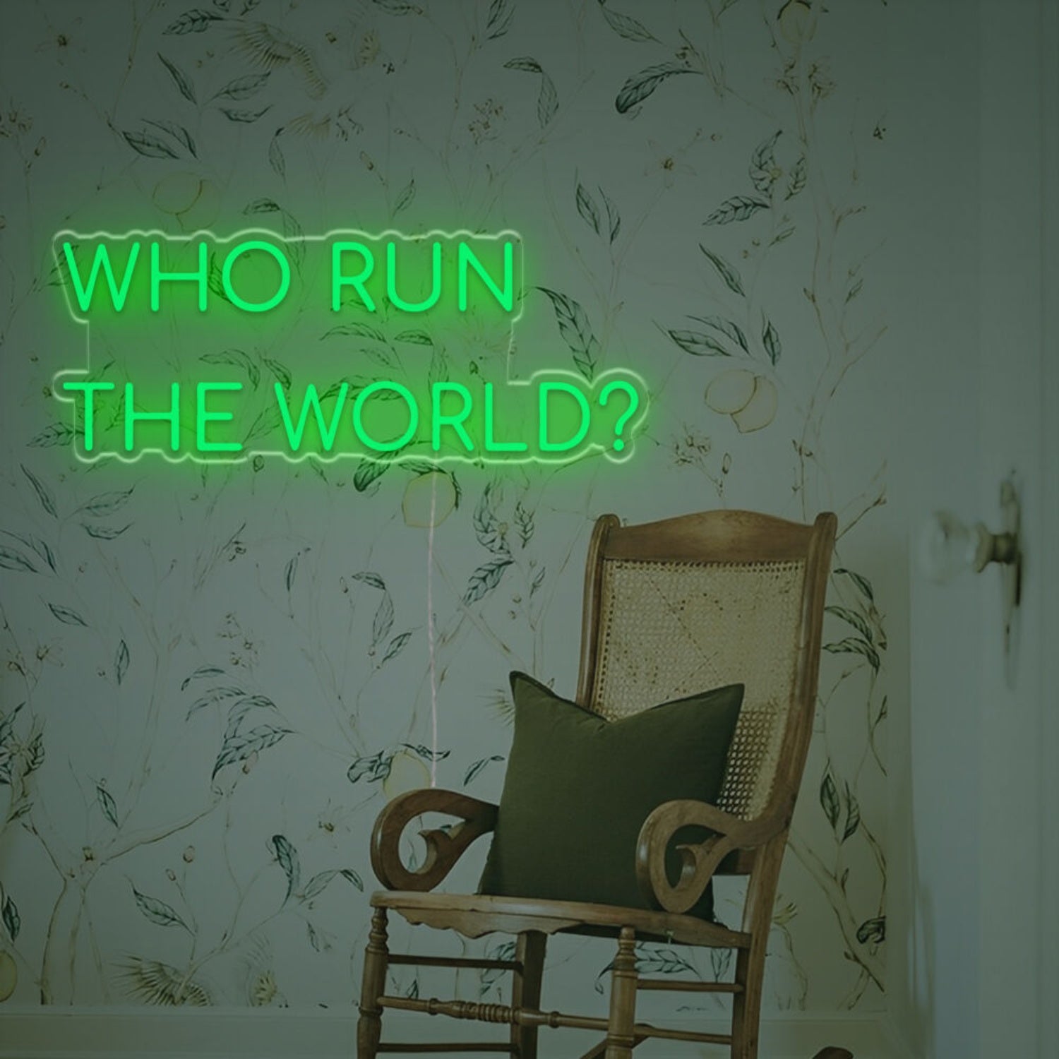 Who Run The World Led Neon Sign | Shineneon