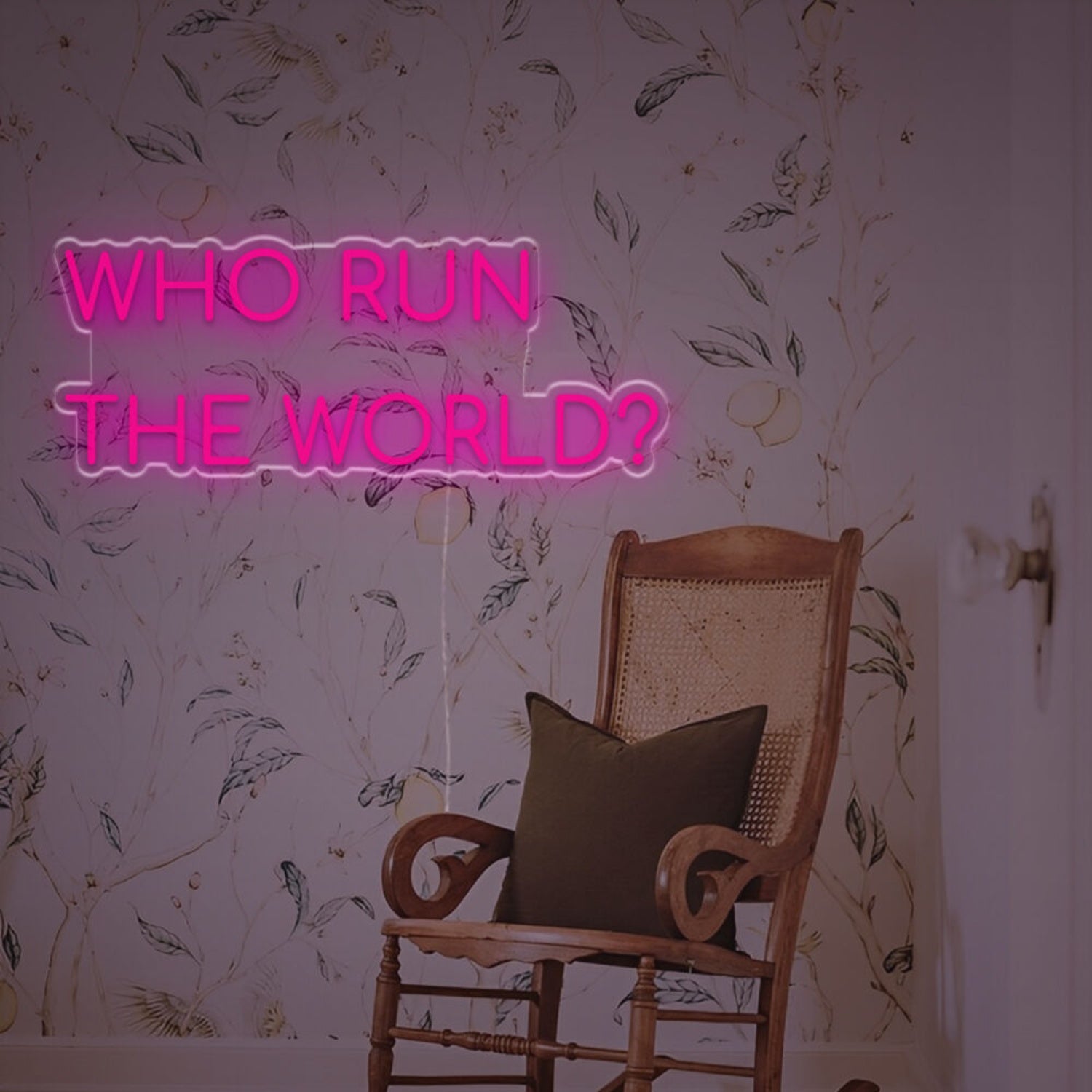 Who Run The World Led Neon Sign | Shineneon