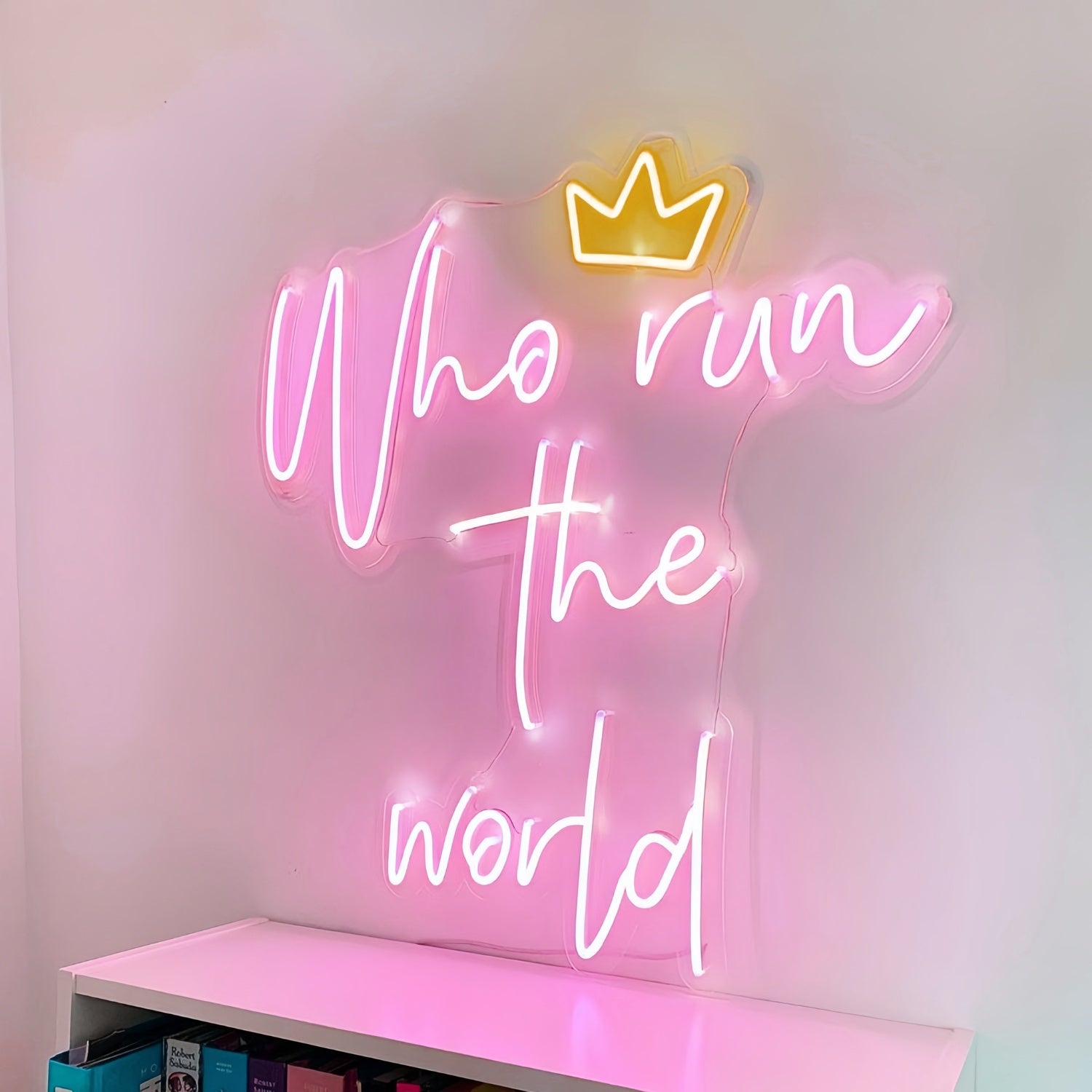 Who Run The World Led Neon Sign Empowerment Shines Bright In Neon | Shineneon