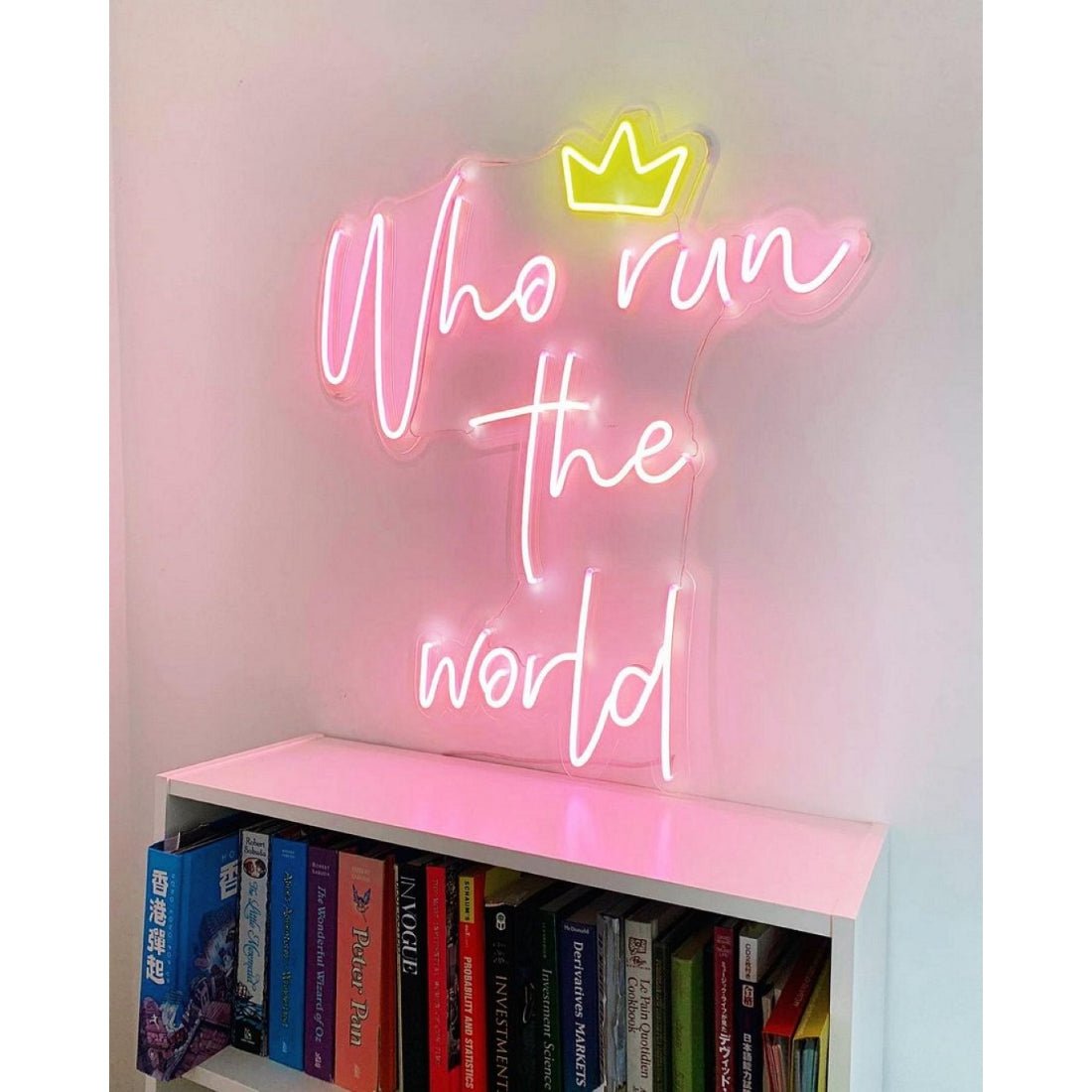 Who Run The World Led Sign Business Neon Sign - Shineneon