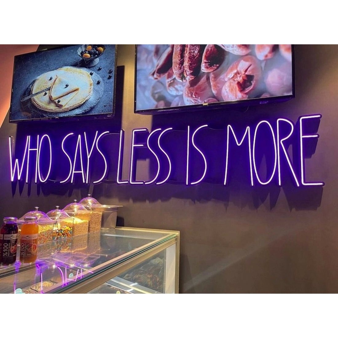 Who Says Less Is More Led Sign Business Neon Sign - Shineneon