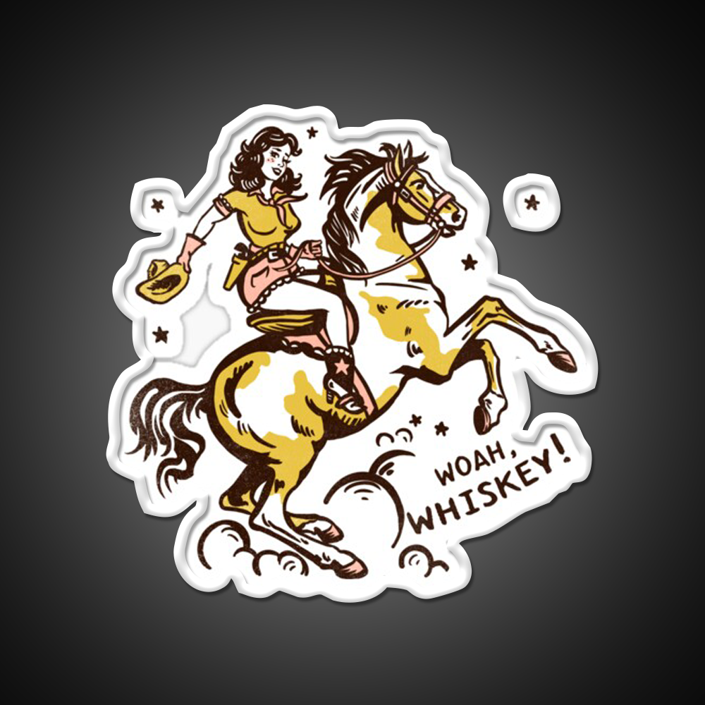 Whoa Whiskey Drink Bar Led Neon Sign Rgb Color