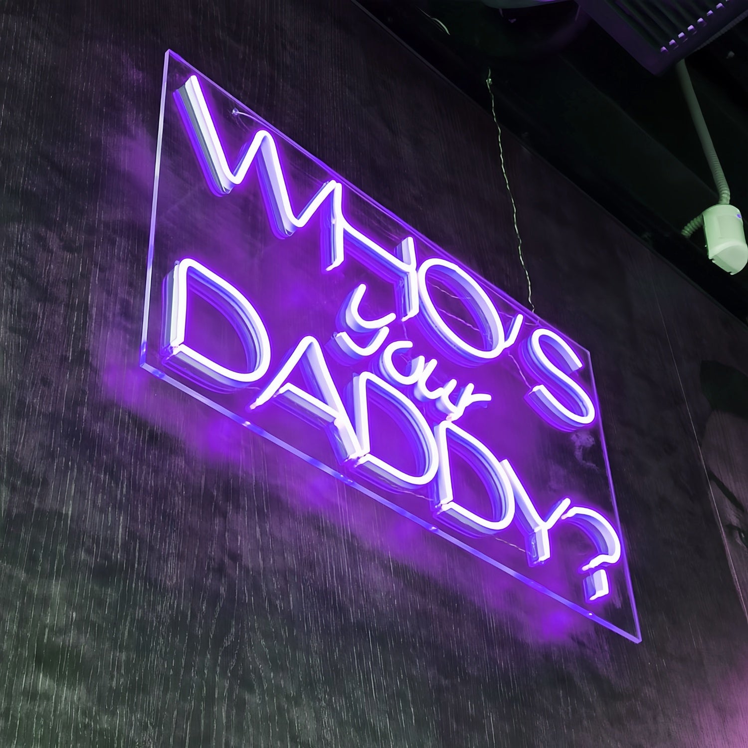 Whos Your Daddy Neon Art Sign Flaunt Your Style In Neon | Shineneon