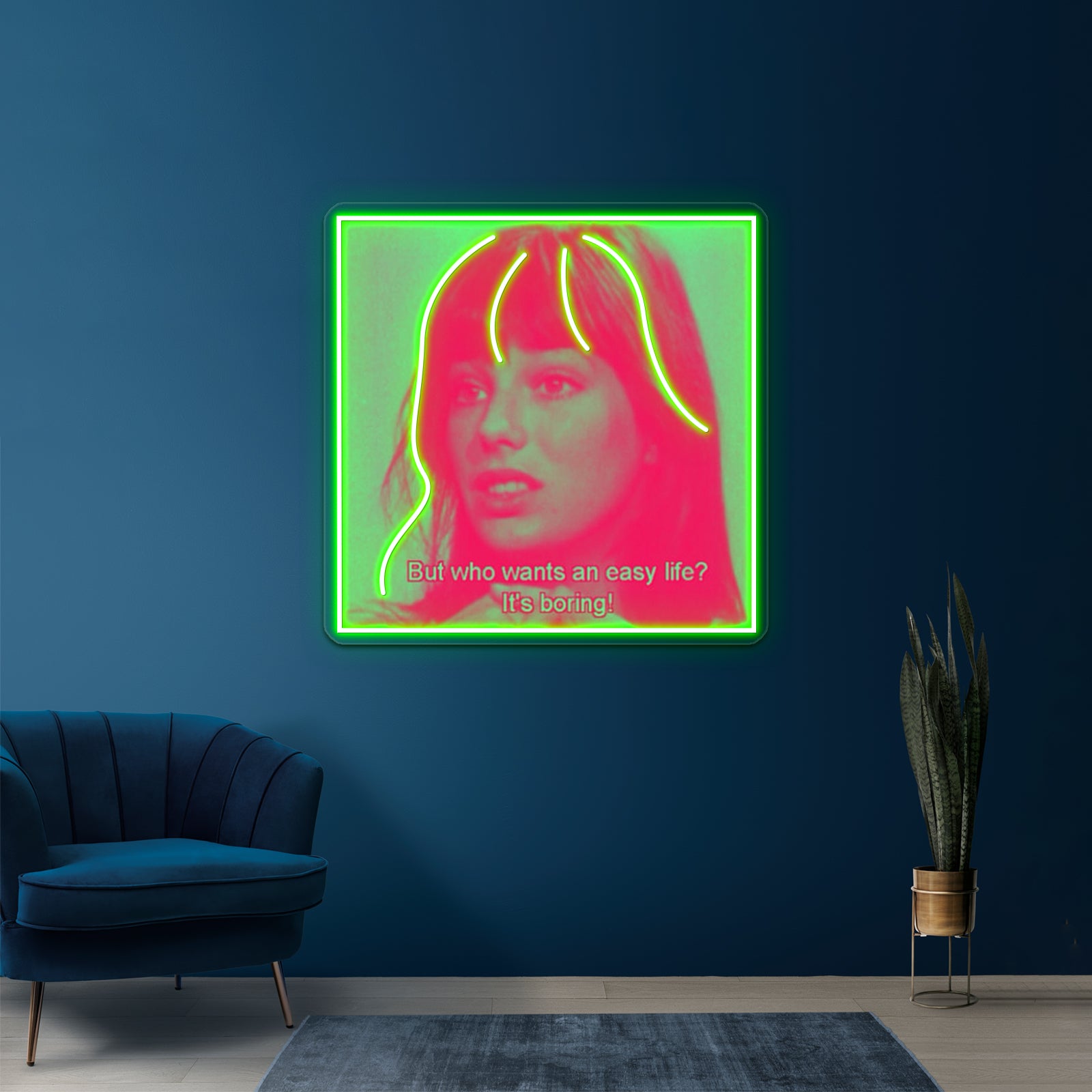 Why Have An Easy Life Artwork Neon Signs Custom | Shineneon