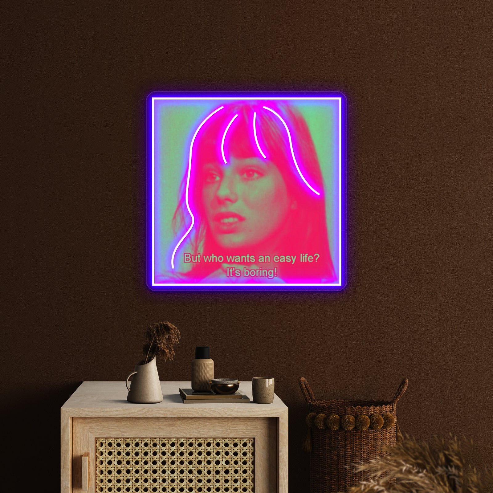 Why Have An Easy Life Artwork Neon Signs Custom | Shineneon