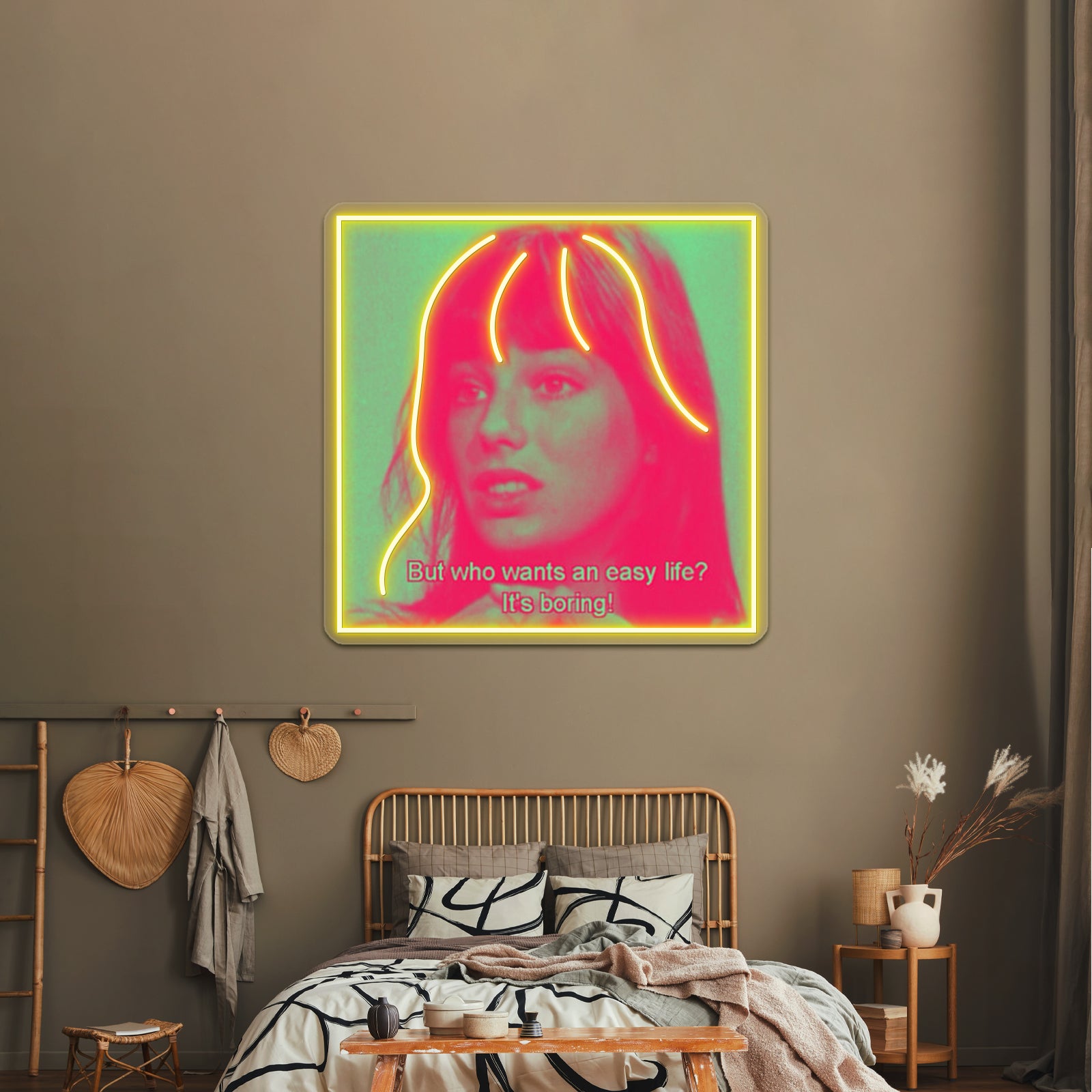 Why Have An Easy Life Artwork Neon Signs Custom | Shineneon