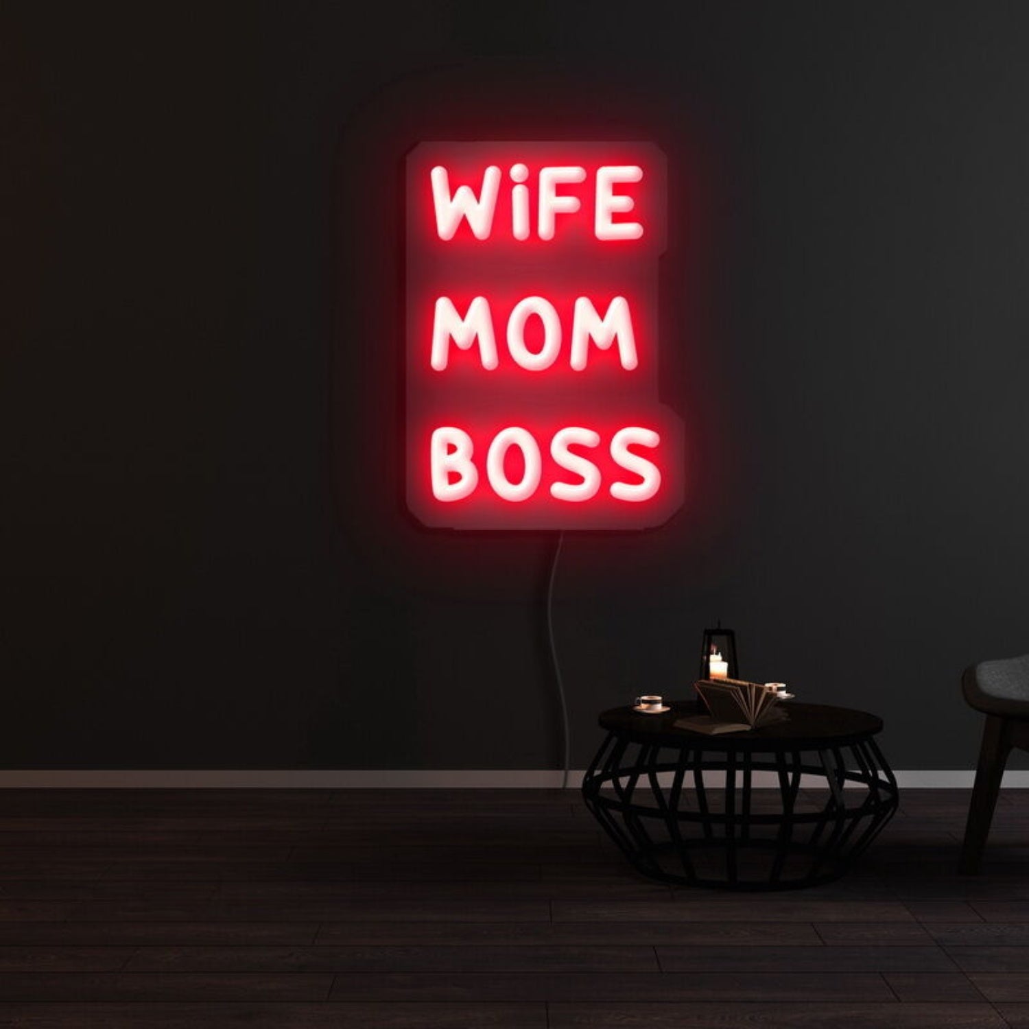 Wife Mom Boss Led Neon Sign - Shineneon