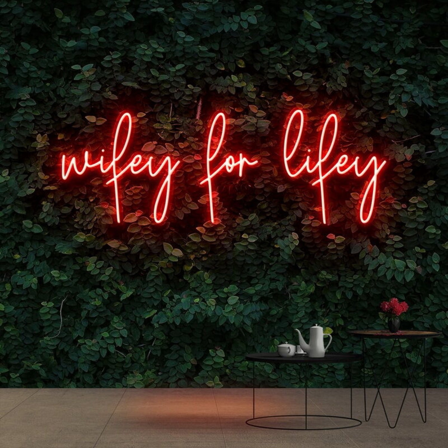 Wifey For Lifey Neon Sign For Romantic And Loving Decor | Shineneon