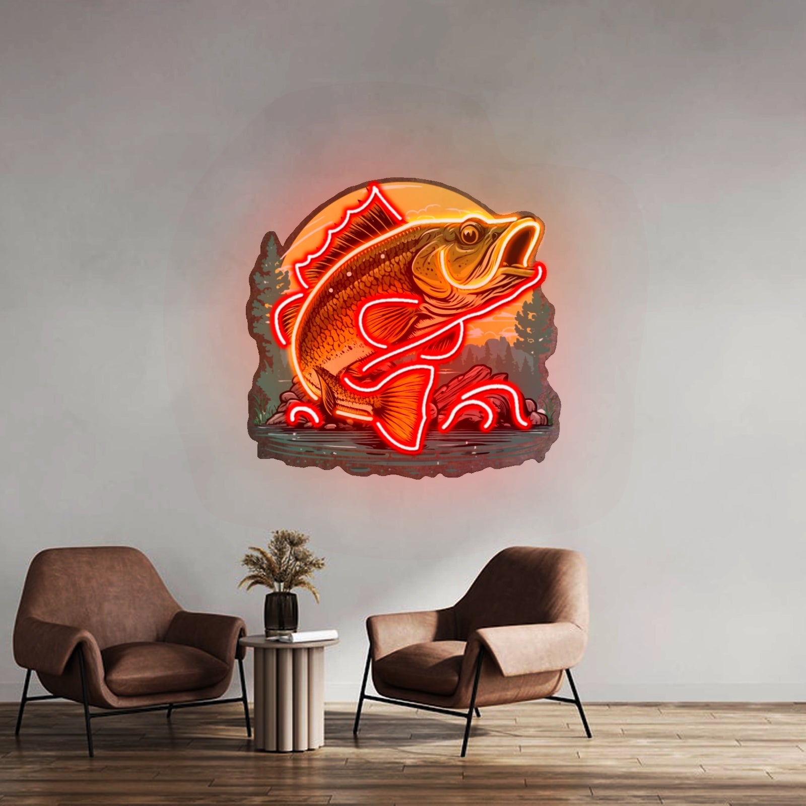 Wild Fish Led Neon Sign Light Custom Led Signs - Shineneon