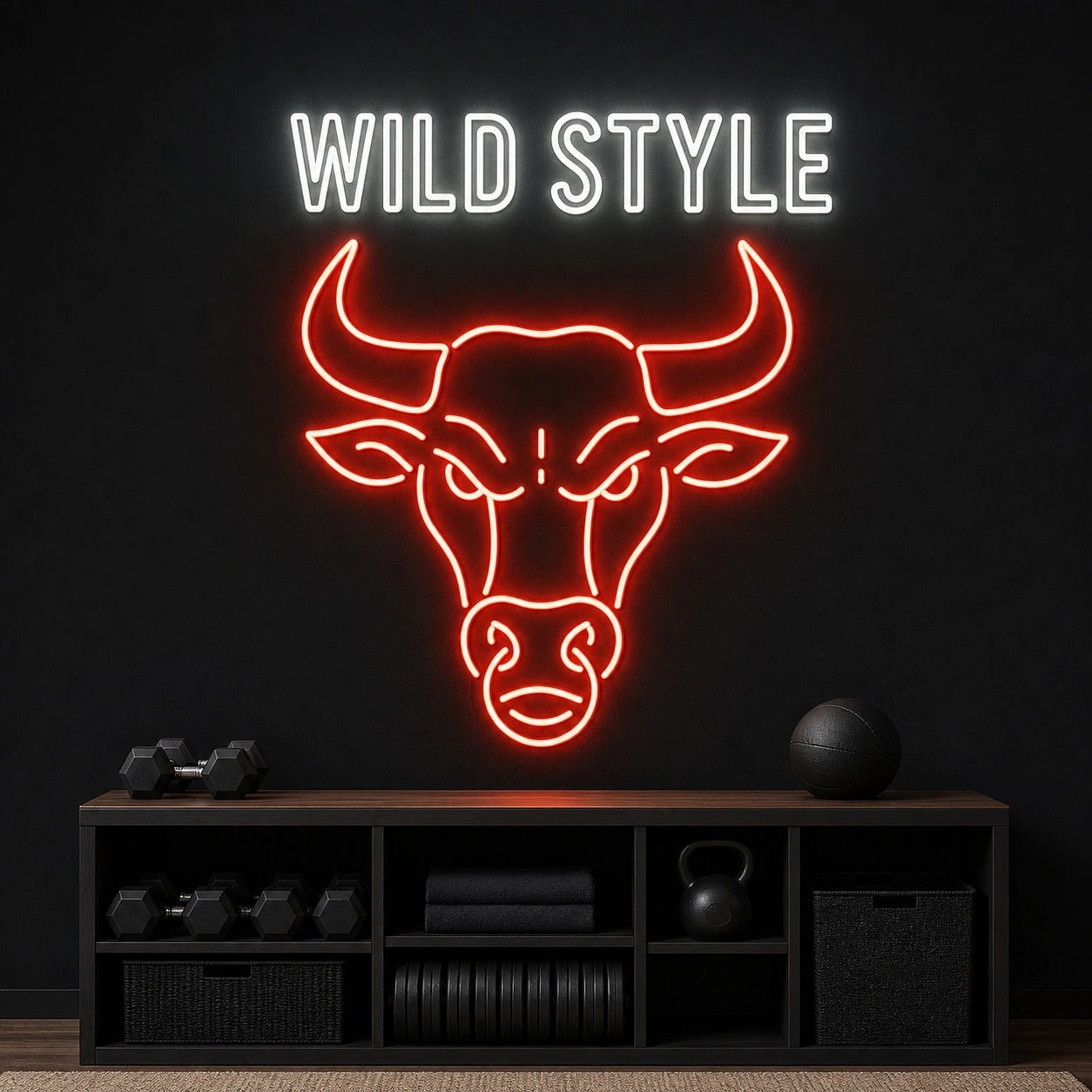 Wild Style Bull Head LED Neon Sign - Shineneon