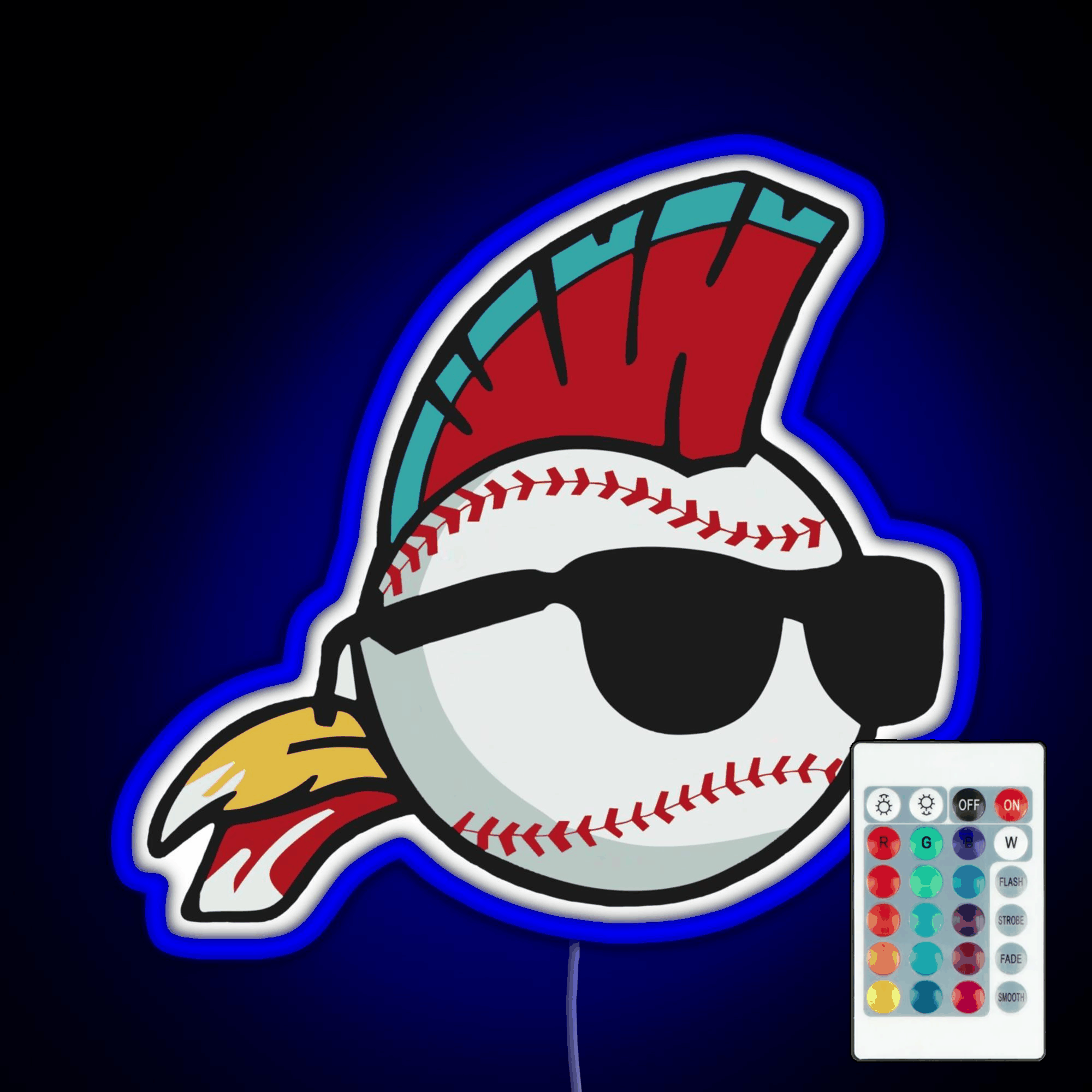 Wild Thang Rgb Led Neon Sign Pop Wall Art