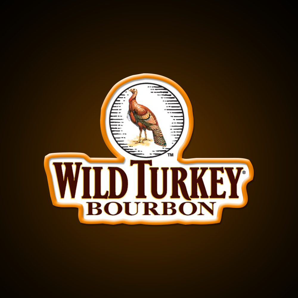 Wild Turkey Bourbon Whiskey Drink Bar Led Neon Sign Wall Art Rgb Color