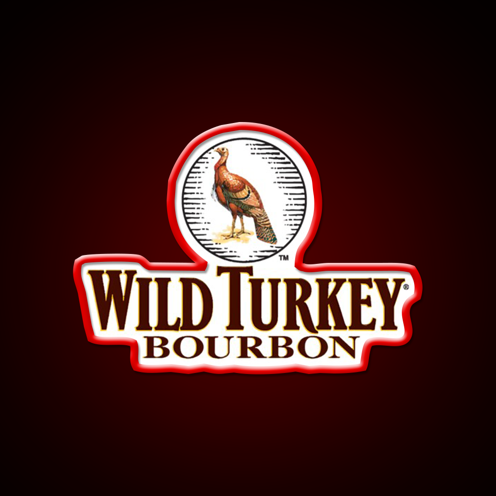 Wild Turkey Bourbon Whiskey Drink Bar Led Neon Sign Wall Art Rgb Color