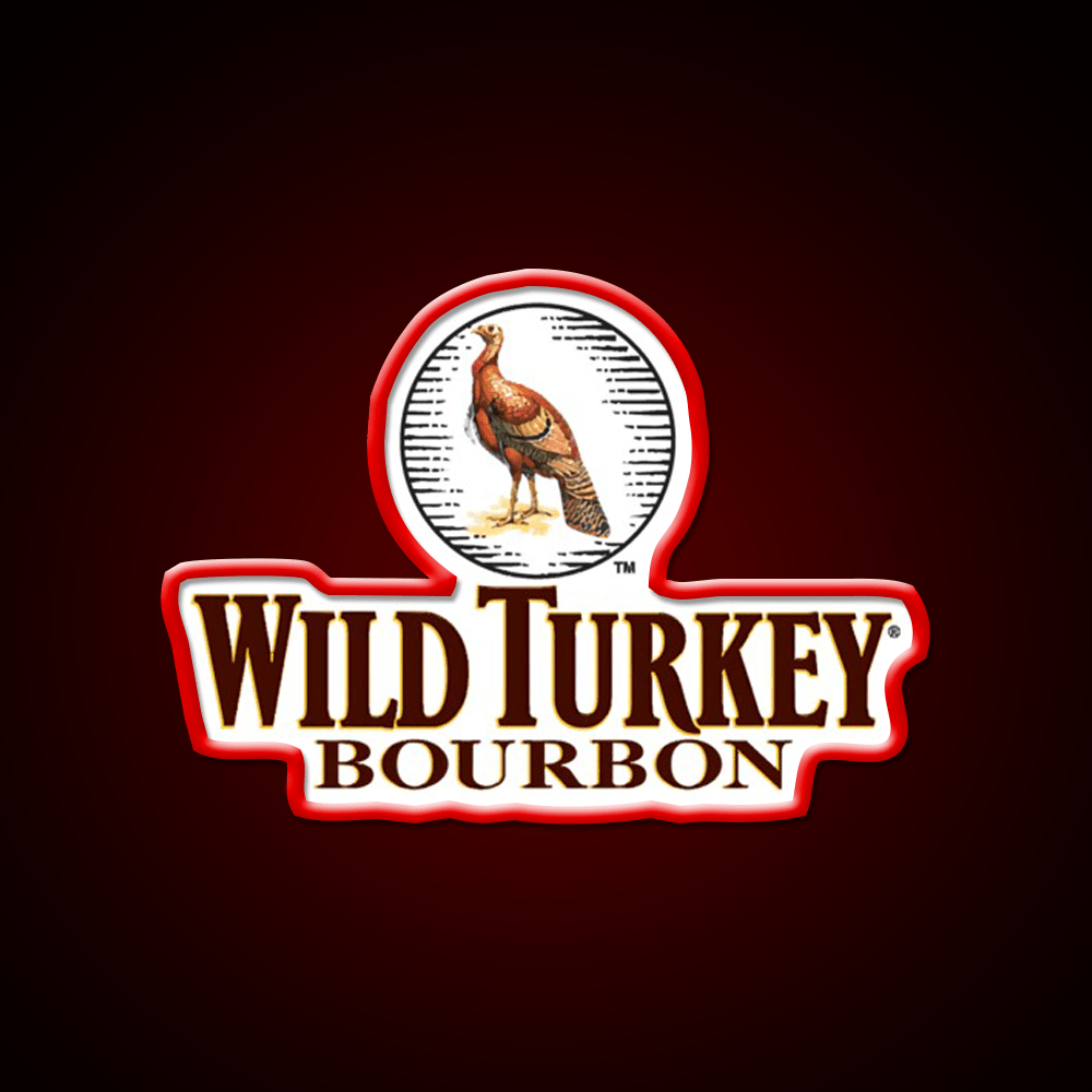 Wild Turkey Bourbon Whiskey Drink Bar Led Neon Sign Wall Art Rgb Color - Shineneon