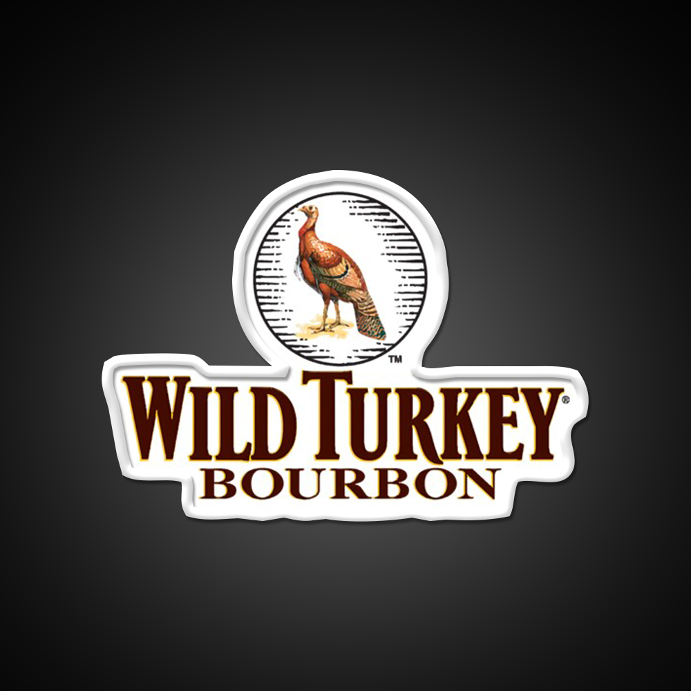Wild Turkey Bourbon Whiskey Drink Bar Led Neon Sign Wall Art Rgb Color