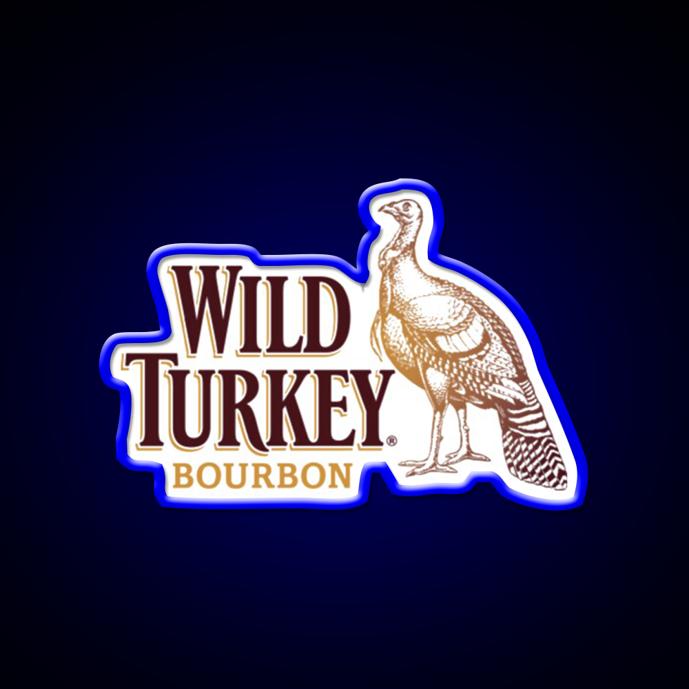 Wild Turkey Logo Beer Bar Decor Led Neon Sign Rgb Color - LED neon sign view 5