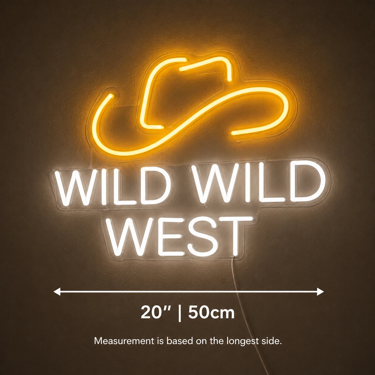 Wild Wild West Neon Sign LED Neon Sign size image