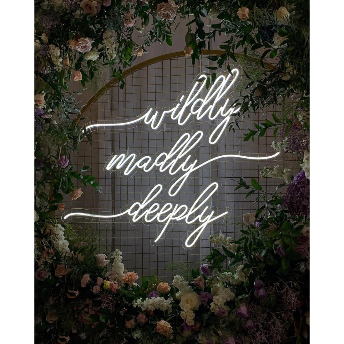 Wildly Madly Deeply Led Sign Business Neon Sign - Shineneon