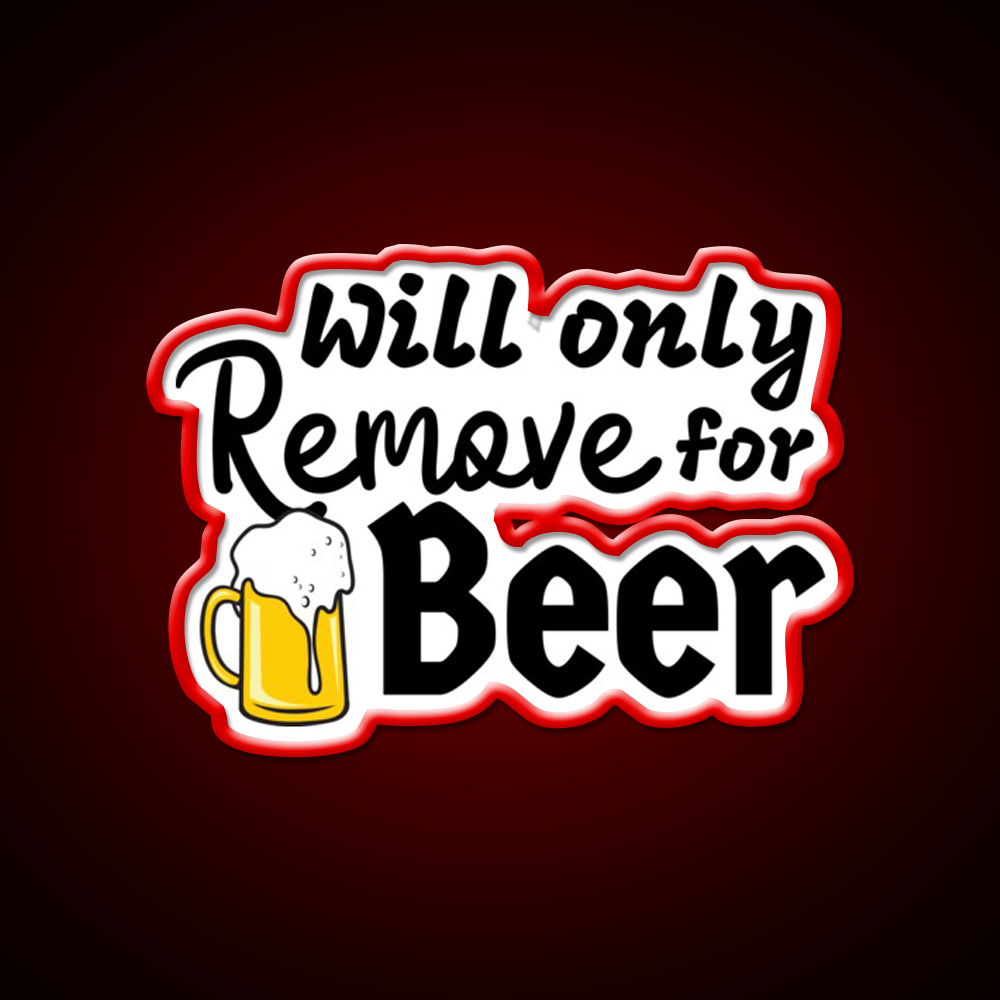 Will Only Remove For Beer Man Cave Bar Led Neon Sign Rgb Color