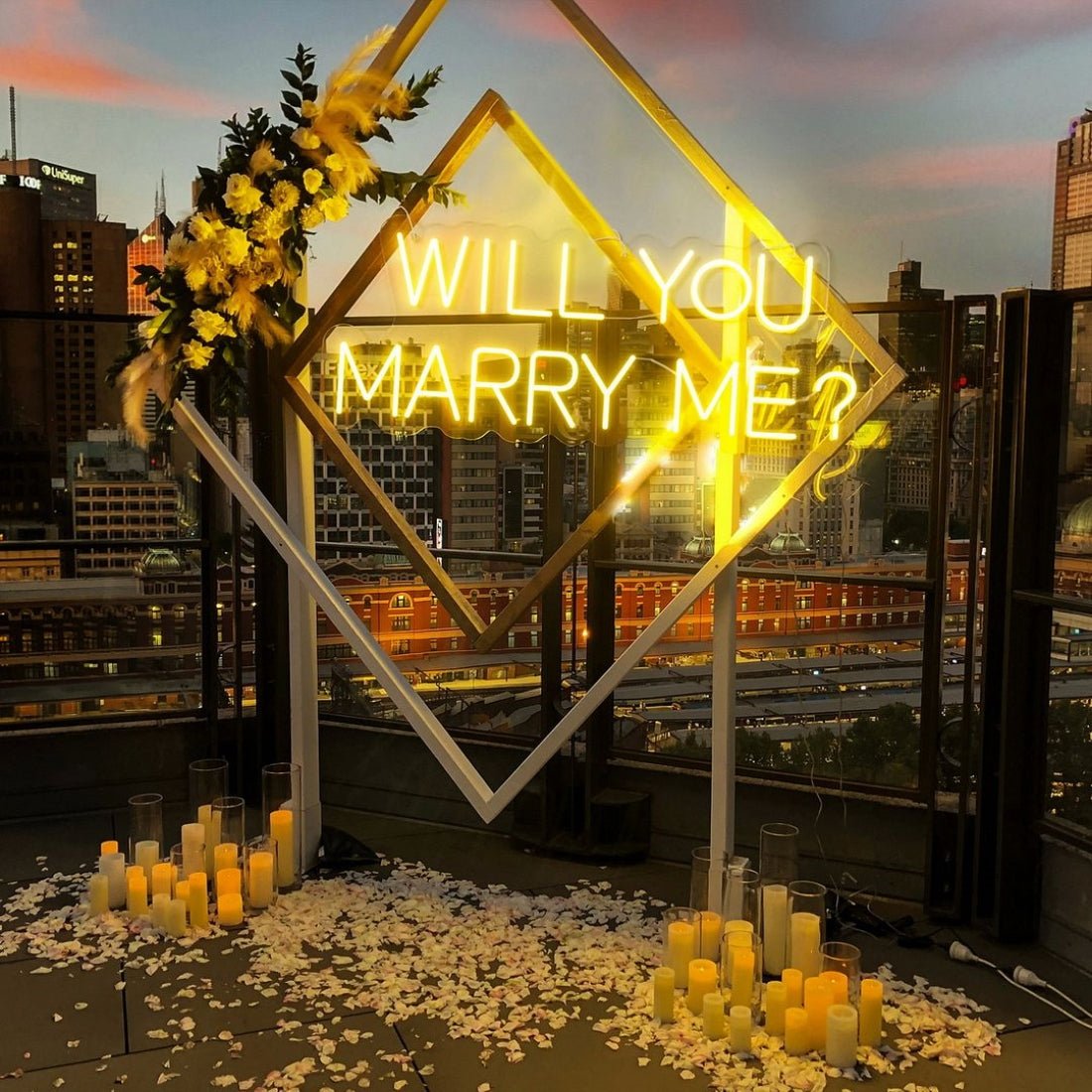 Will You Marry Me Led Sign Business Neon Sign For Room - Shineneon