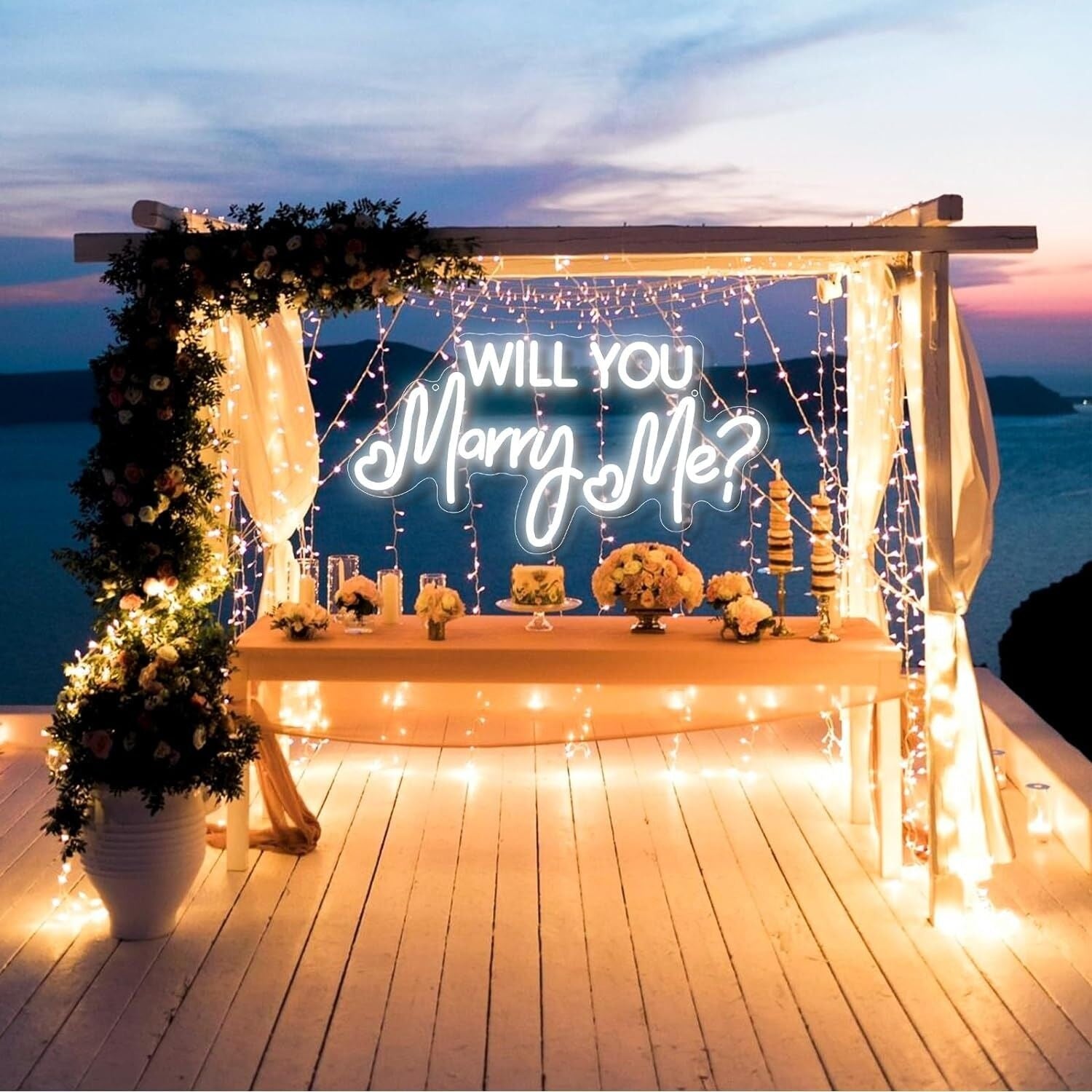 Will You Marry Me Neon Sign Proposal | Shineneon