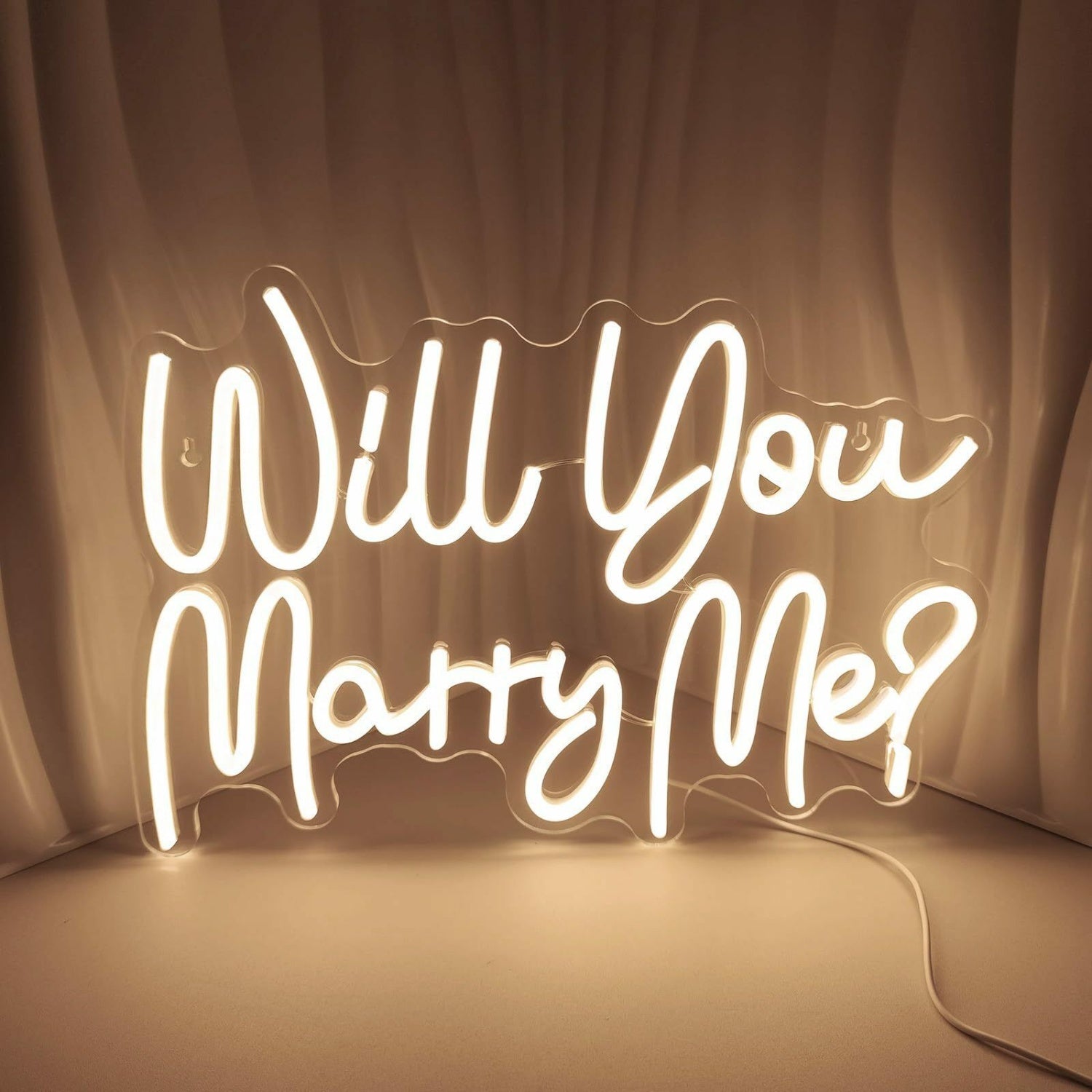 Will You Marry Me Proposal Style 3 Neon Sign | Shineneon