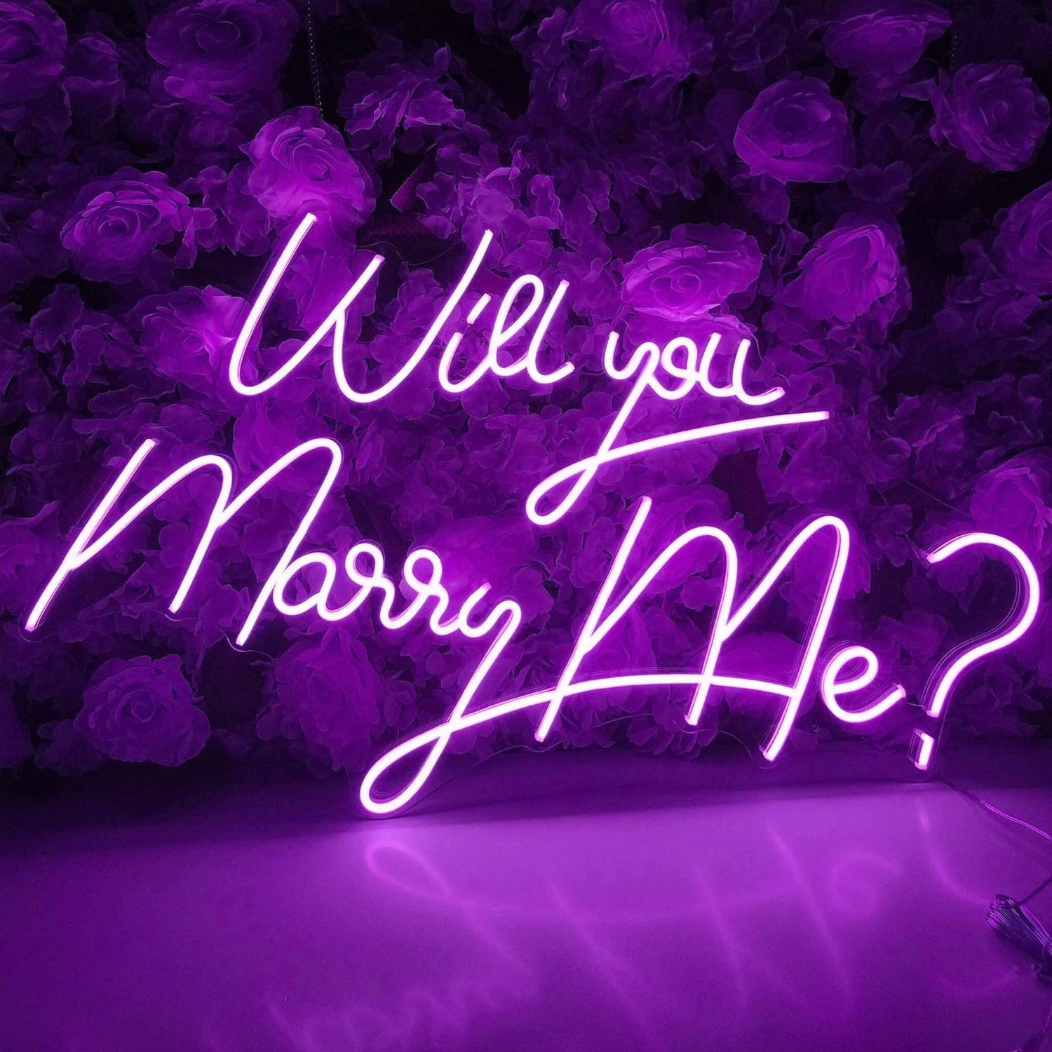 Will You Marry Me Proposal Style 4 Neon Sign | Shineneon