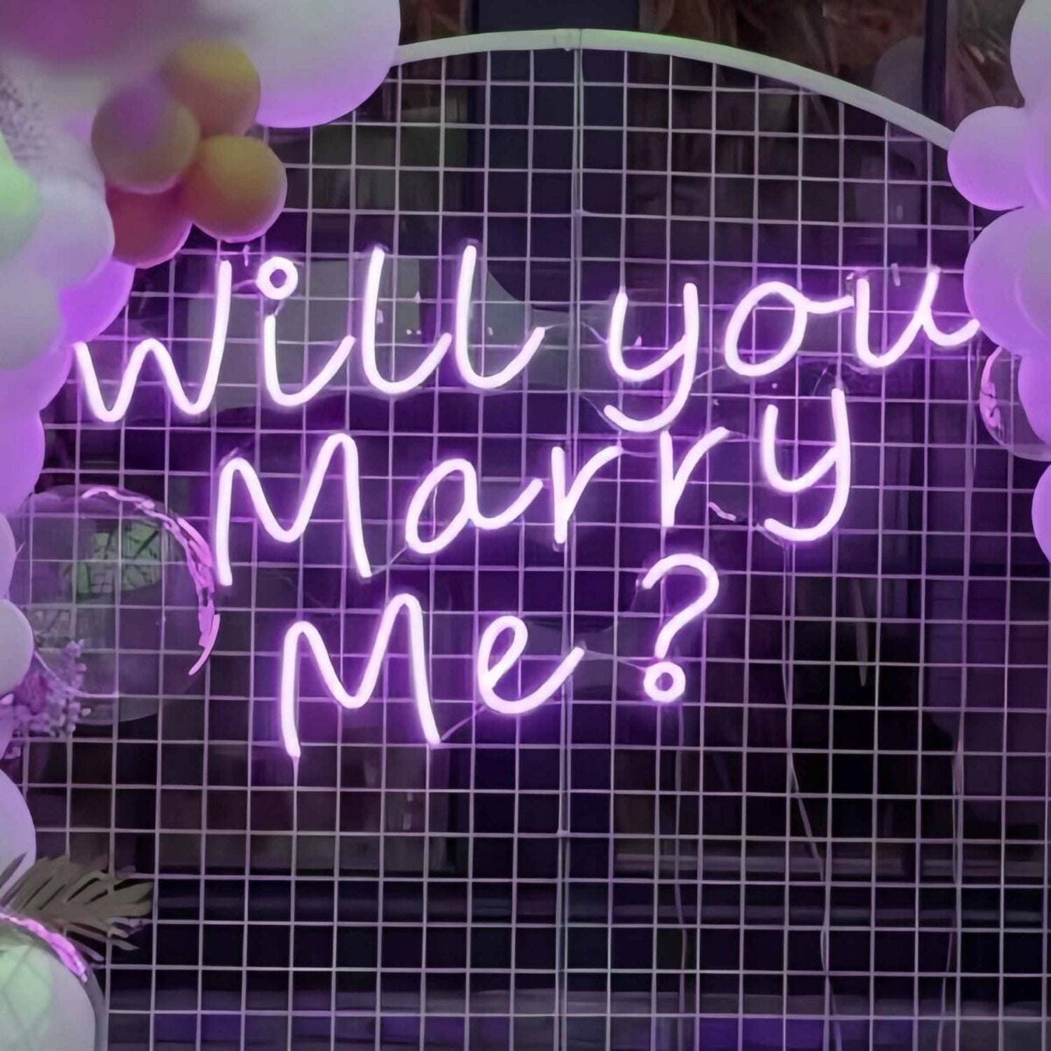Will You Marry Me Style 2 Proposal Neon Light | Shineneon
