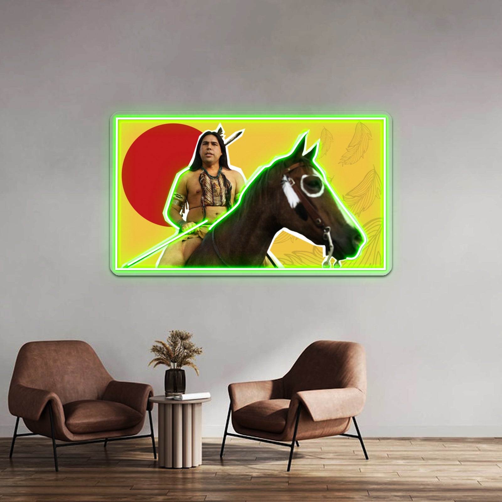 William Knifeman Aka Spirit Reservation Dogs Artwork Neon Signs Custom | Shineneon