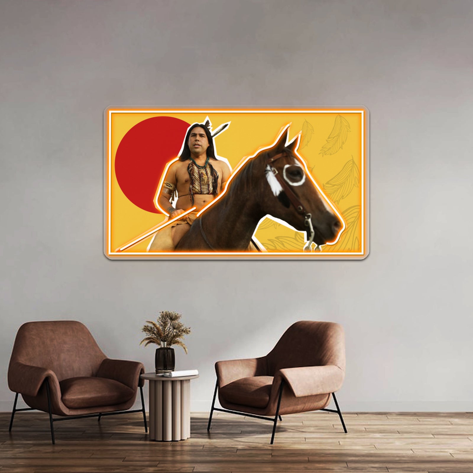 William Knifeman Aka Spirit Reservation Dogs Artwork Neon Signs Custom | Shineneon