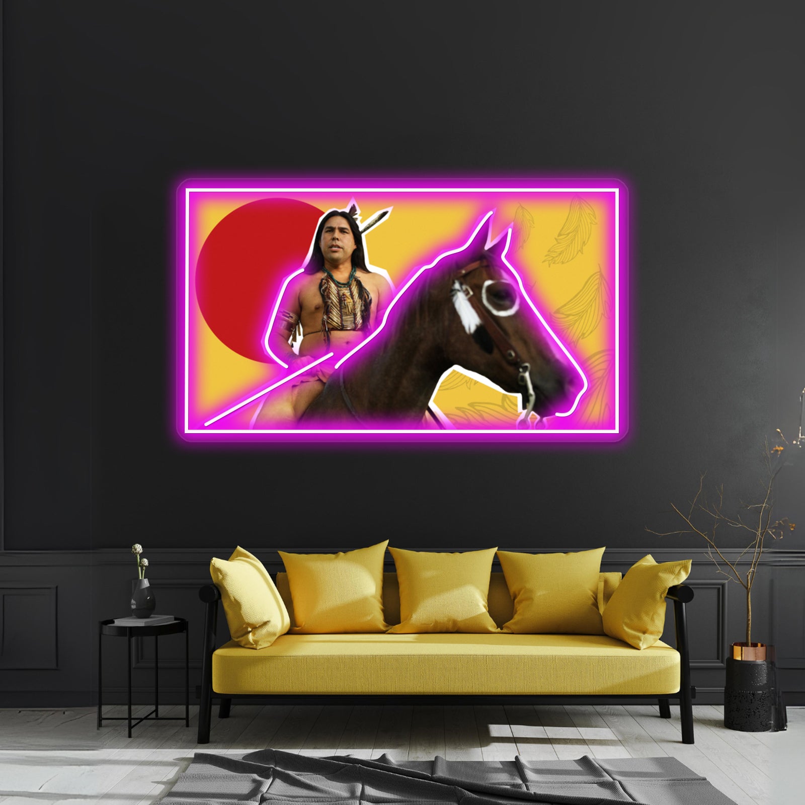 William Knifeman Aka Spirit Reservation Dogs Artwork Neon Signs Custom | Shineneon