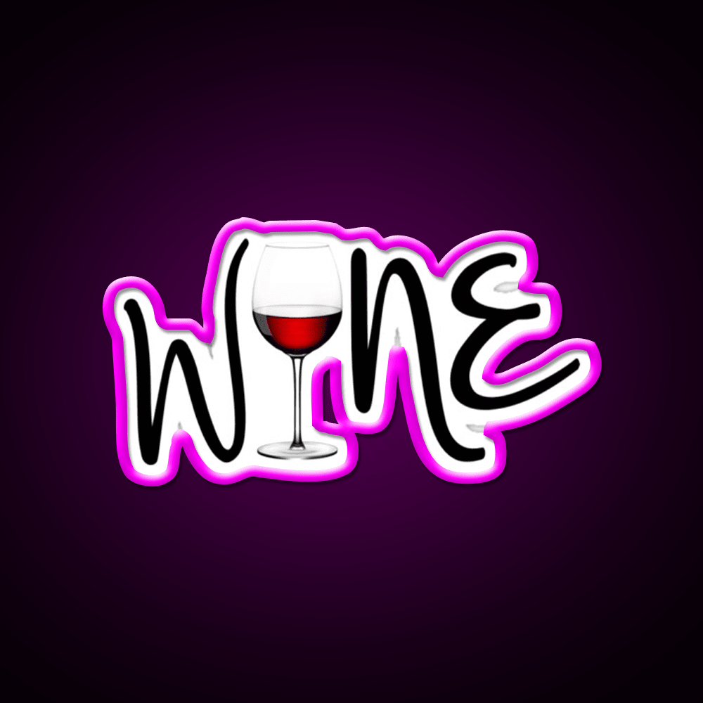 Wine Cocktail Bar Decor Led Neon Sign Rgb Color - Shineneon