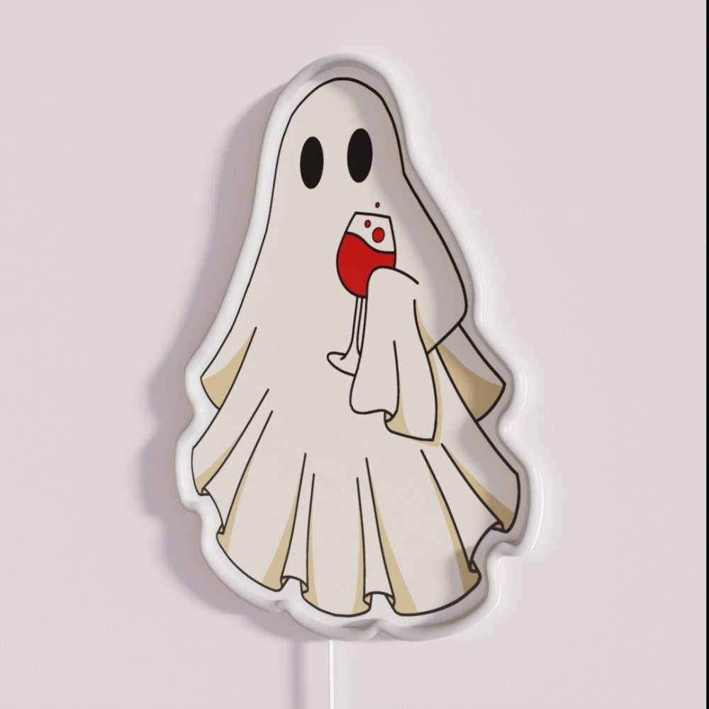 Wine Ghost Rgb Led Neon Sign