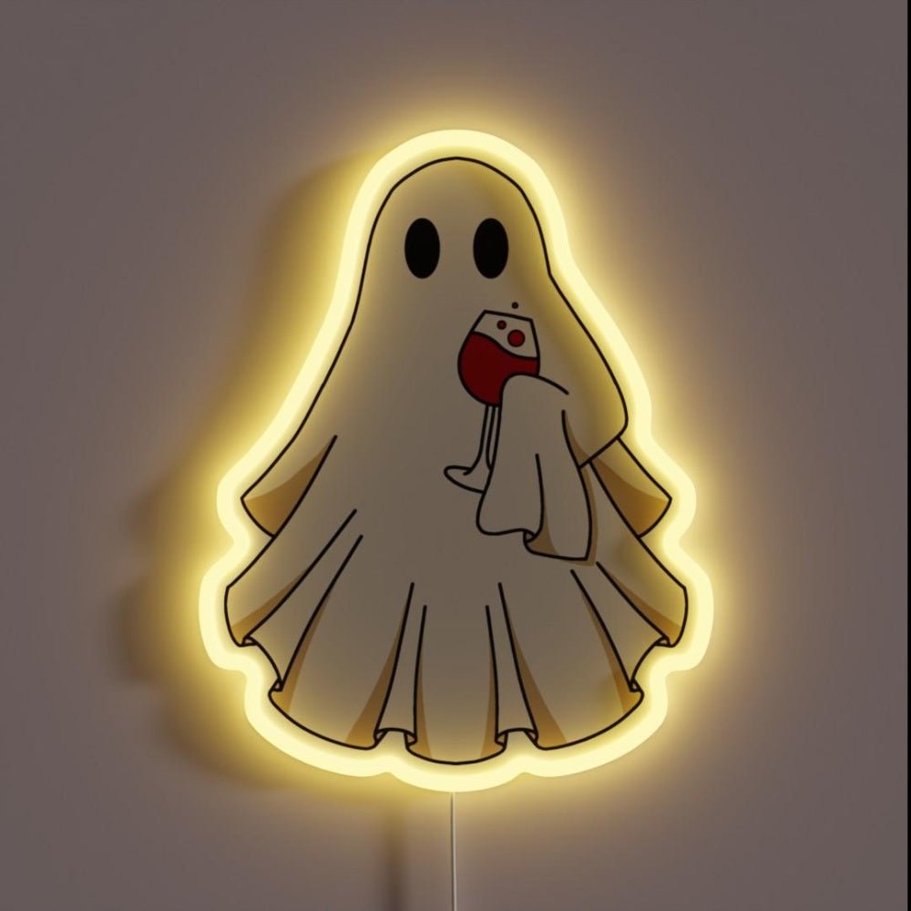 Wine Ghost Rgb Led Neon Sign - Shineneon