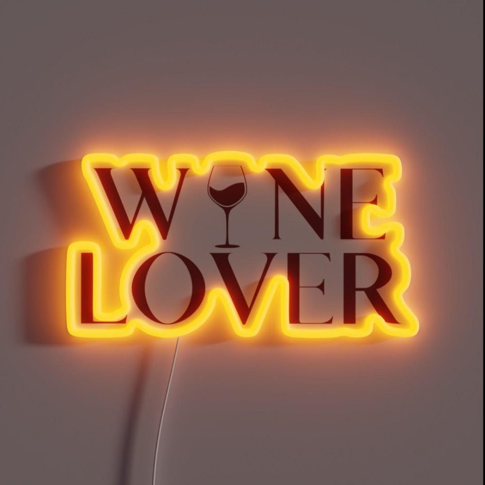 Wine Lover Rgb Led Neon Sign - Shineneon