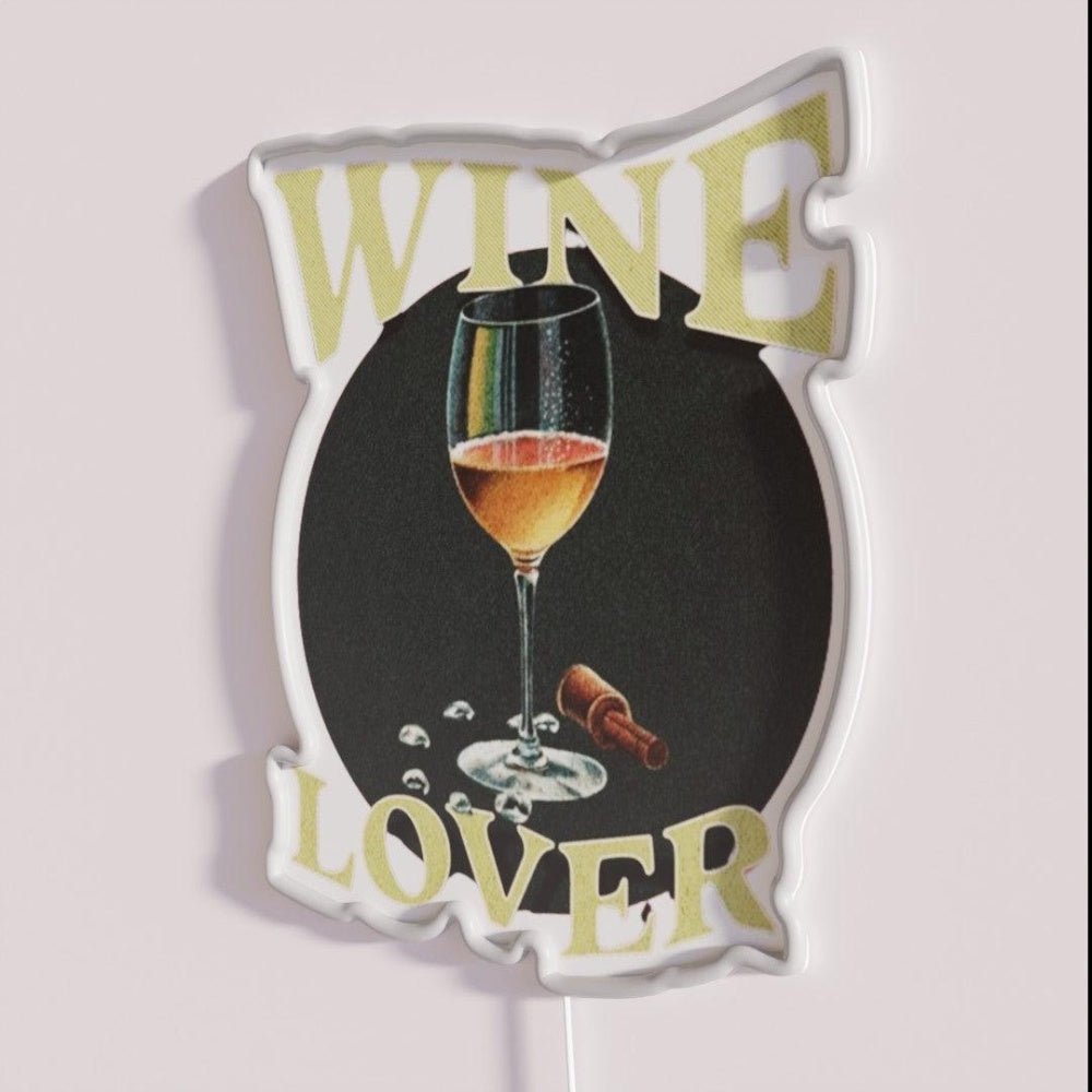 Wine Lover Rgb Led Neon Sign Bar Wall Decor - Shineneon